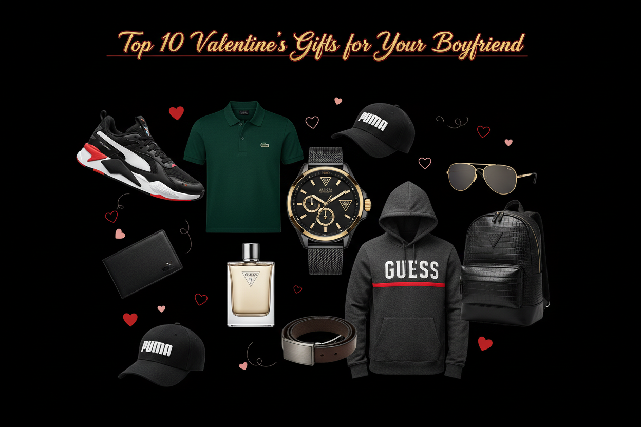 Top 10 Valentine’s Gifts for Your Boyfriend (PUMA, Lacoste, GUESS)