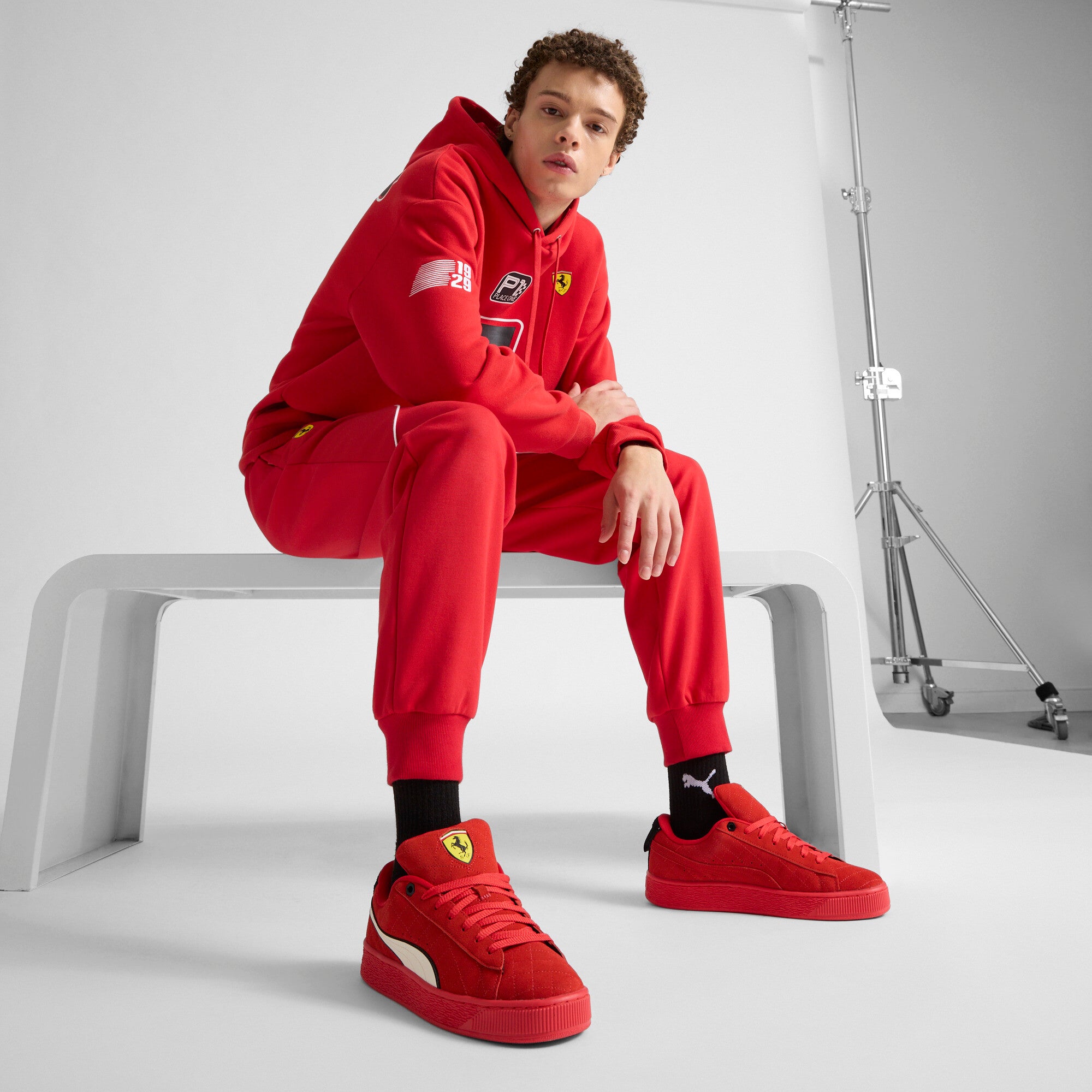 PUMA Scuderia Ferrari Suede XL Hero Sneakers