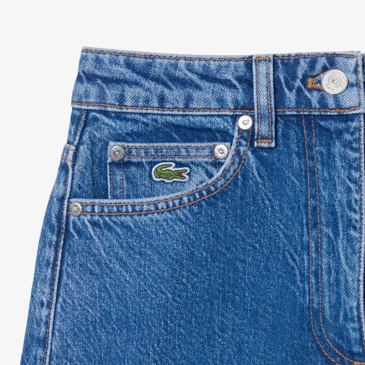 LACOSTE Wide Fit High Waist Jeans Women