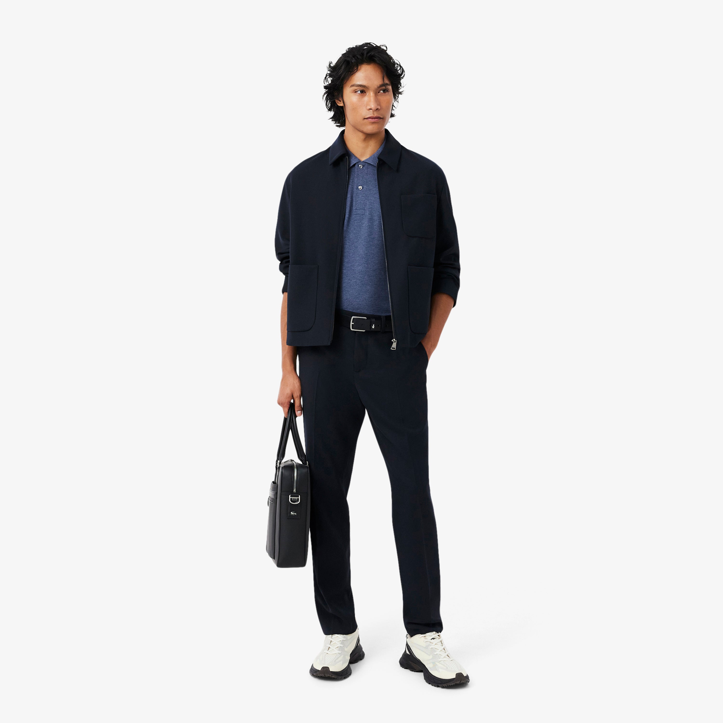 LACOSTE Classic Fit L.12.12 Marl Polo Shirt