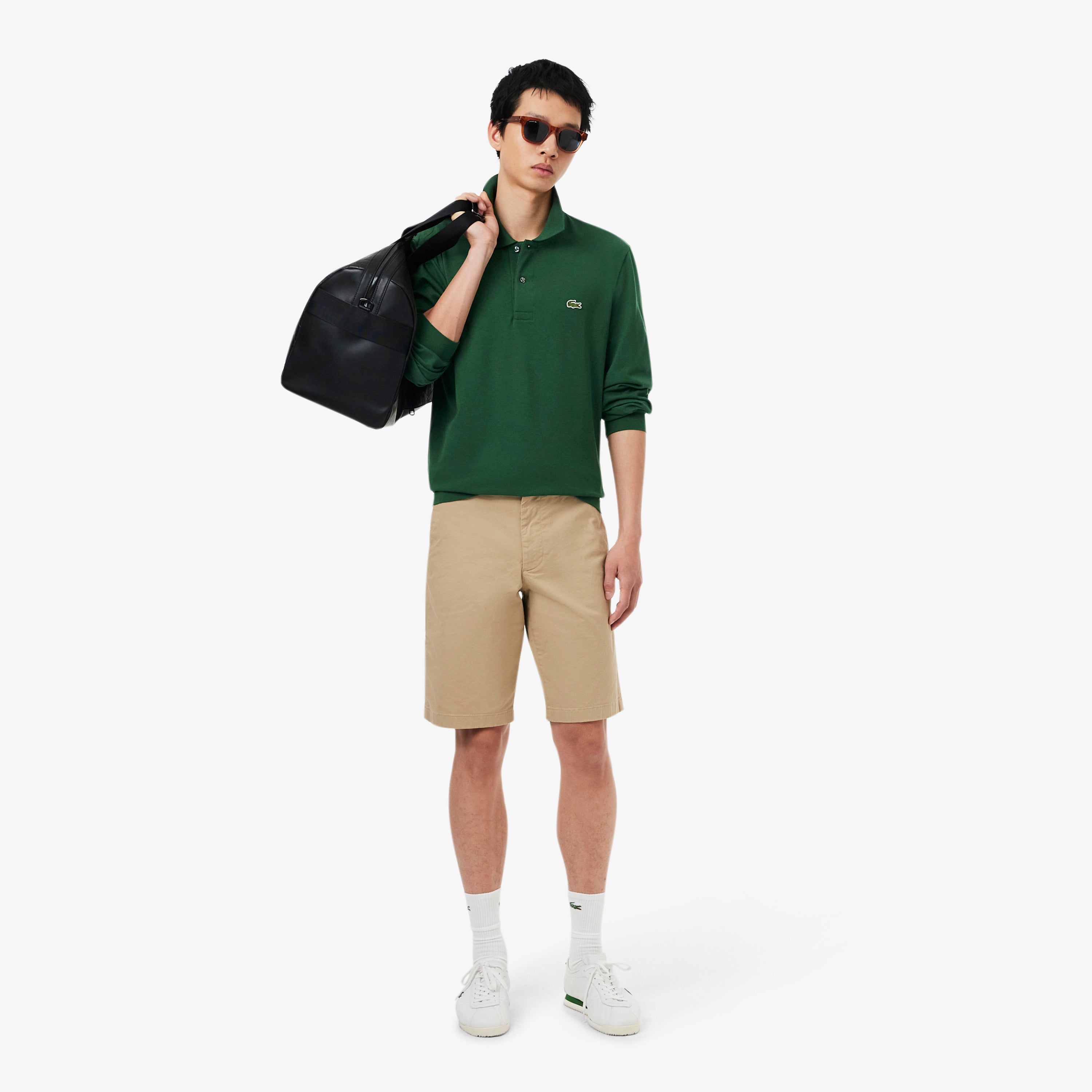 LACOSTE Classic Fit Long Sleeved L.12.12 Polo Shirt