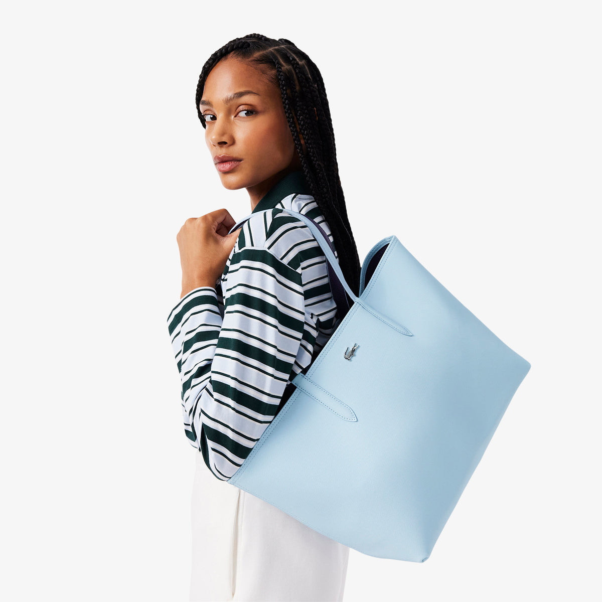 LACOSTE Anna Reversible Tote & Pouch Women