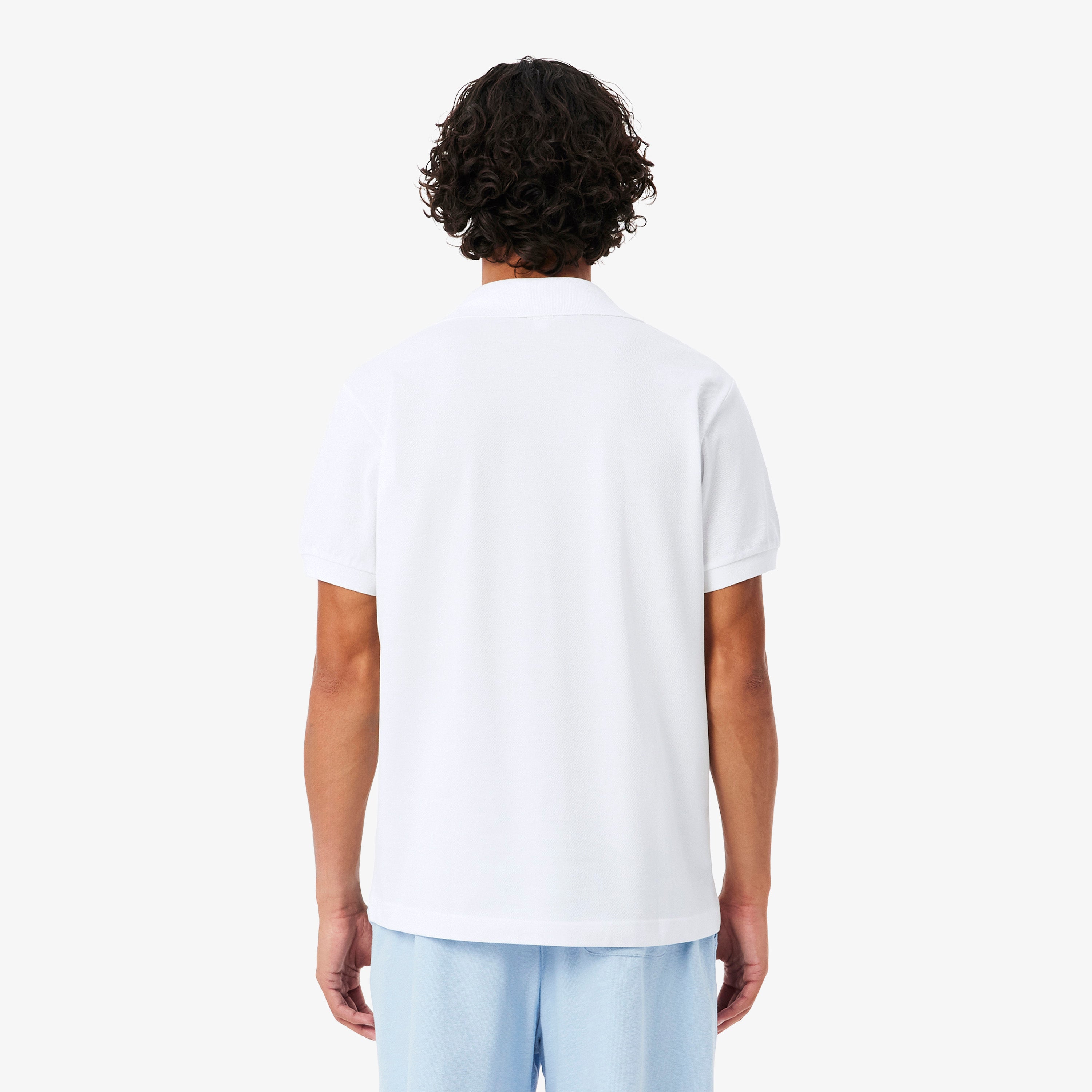 LACOSTE Classic Fit Printed Piqué Polo Shirt
