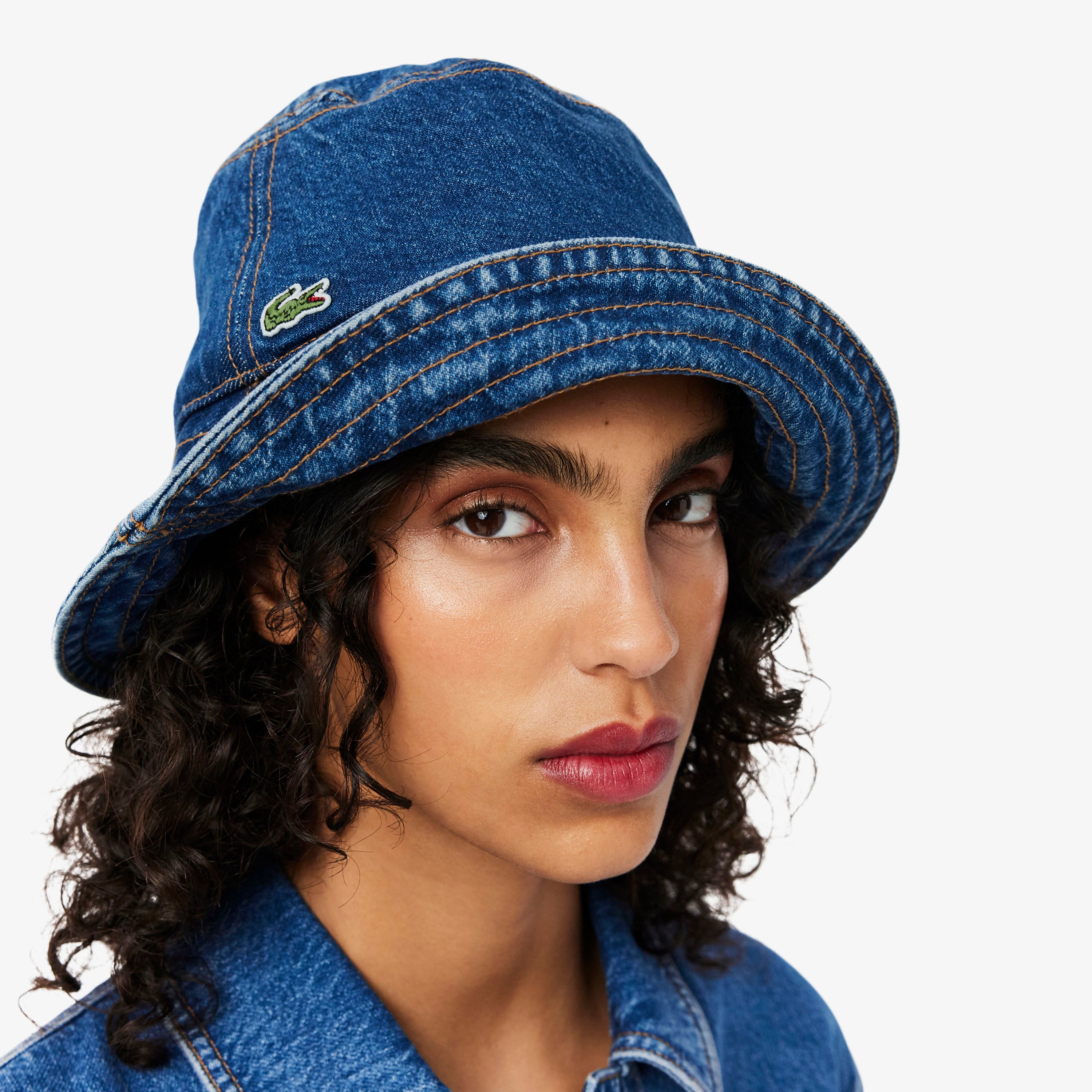LACOSTE Women's Cotton Twill Bucket Hat