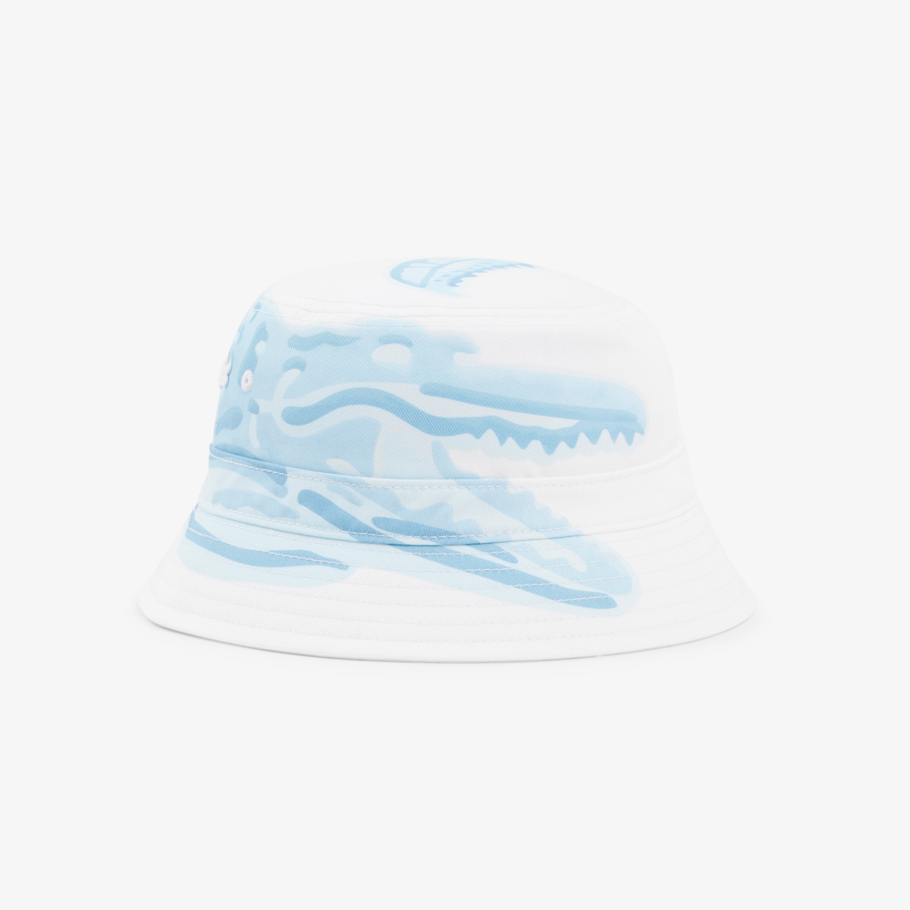 LACOSTE Unisex Printed Cotton Twill Bucket Hat