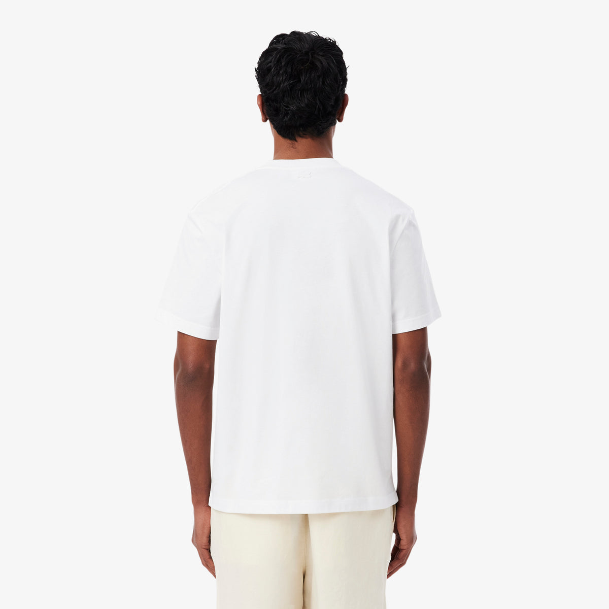 LACOSTE Printed Cotton T-shirt Men