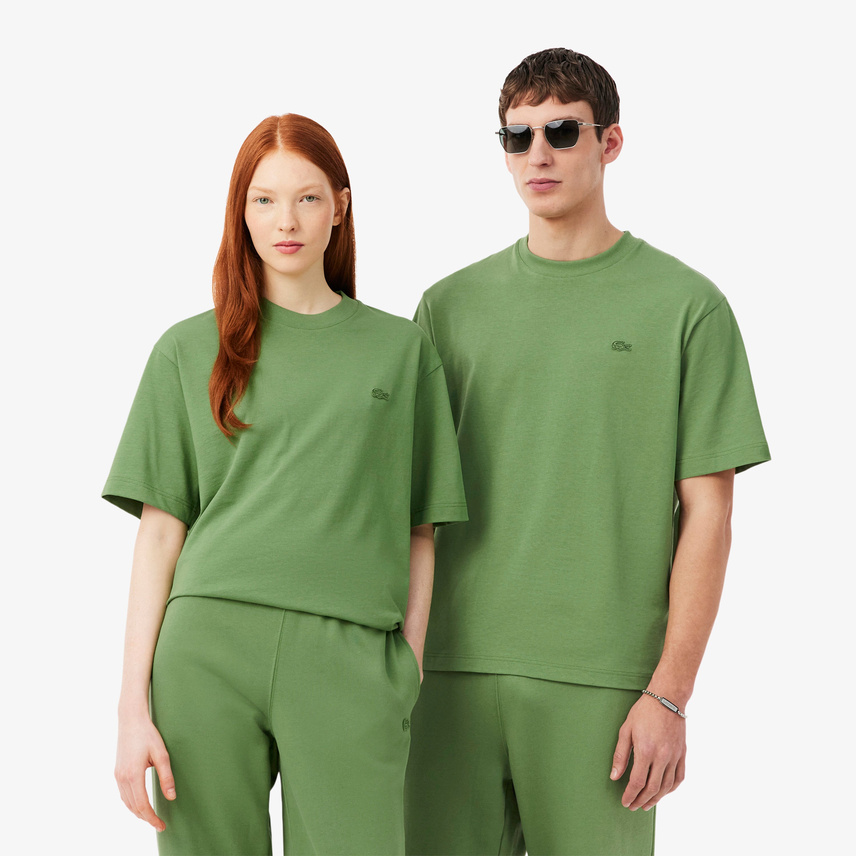 LACOSTE Loose Fit Heavy Jersey T-shirt Unisex