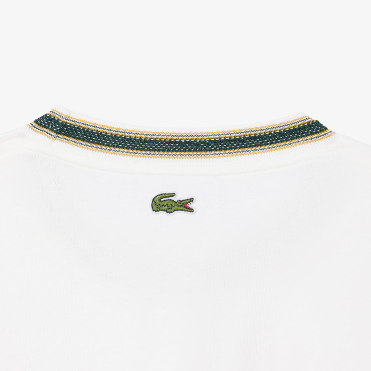 LACOSTE French Made Badge Accent Striped T-shirt Men