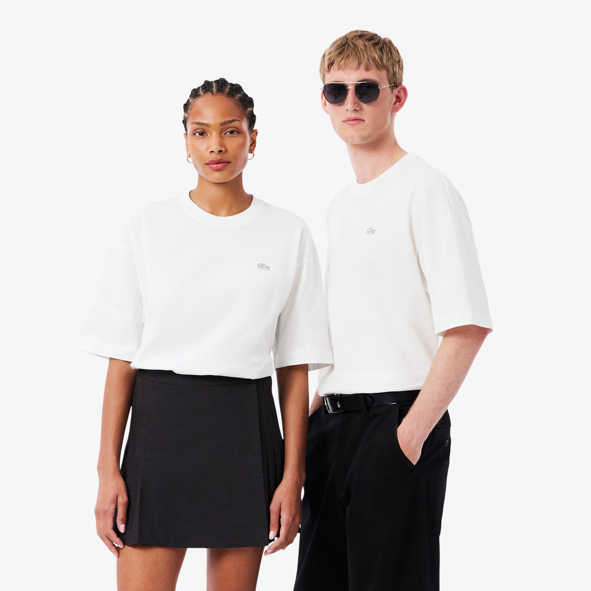 LACOSTE Loose Fit Heavy Cotton Jersey T-shirt Unisex