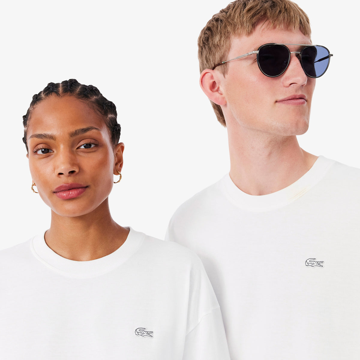 LACOSTE Loose Fit Heavy Cotton Jersey T-shirt Unisex