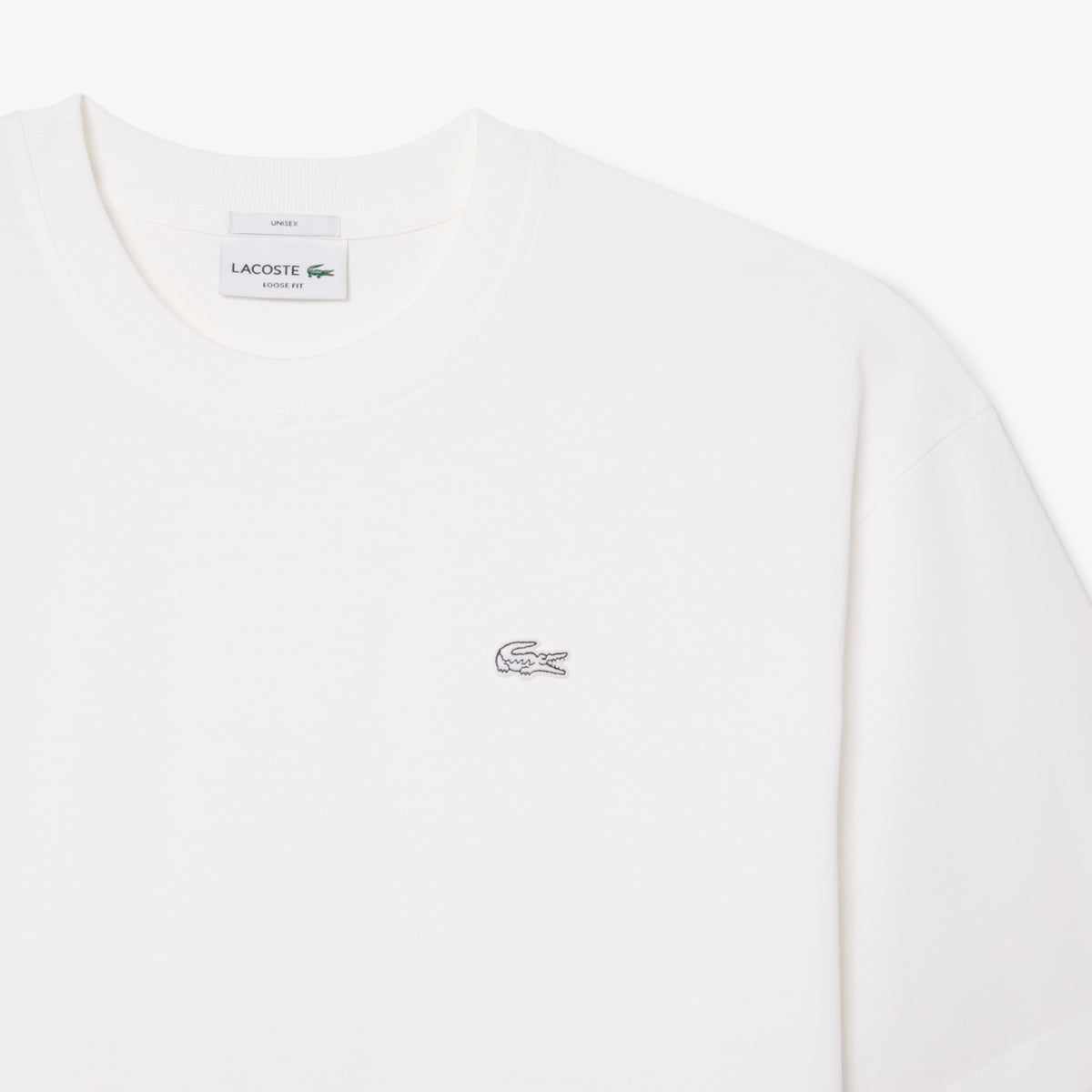 LACOSTE Loose Fit Heavy Cotton Jersey T-shirt Unisex
