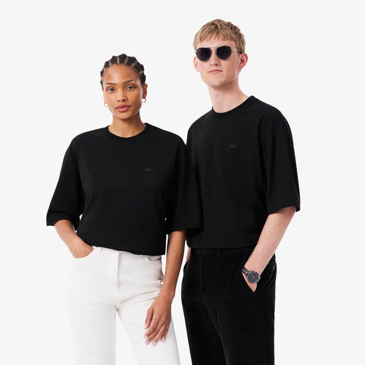 LACOSTE Loose Fit Heavy Cotton Jersey T-shirt Unisex