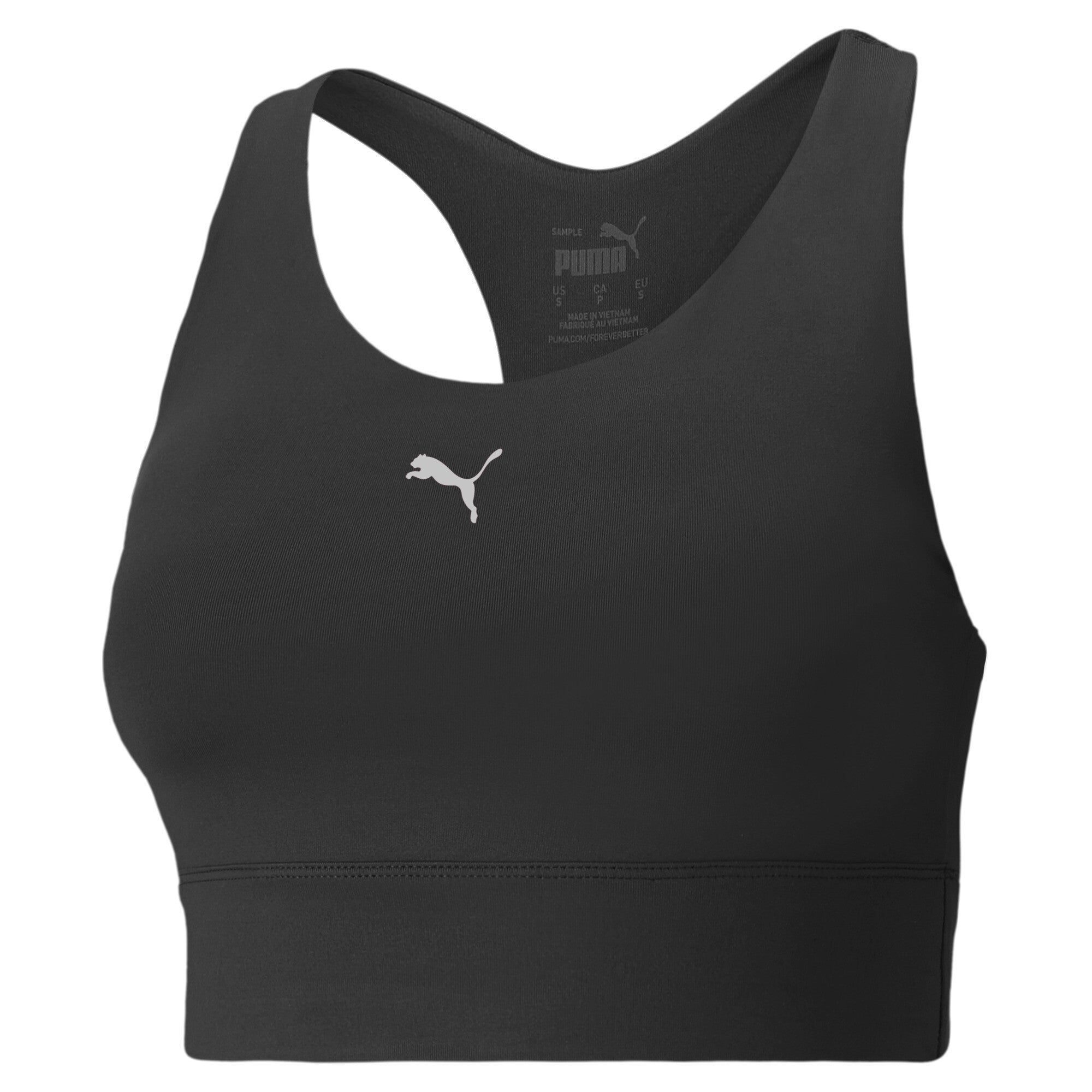 Mid-Impact All-In Long Line Bra - XS / Puma Black - PUMA Apparel THE MIX