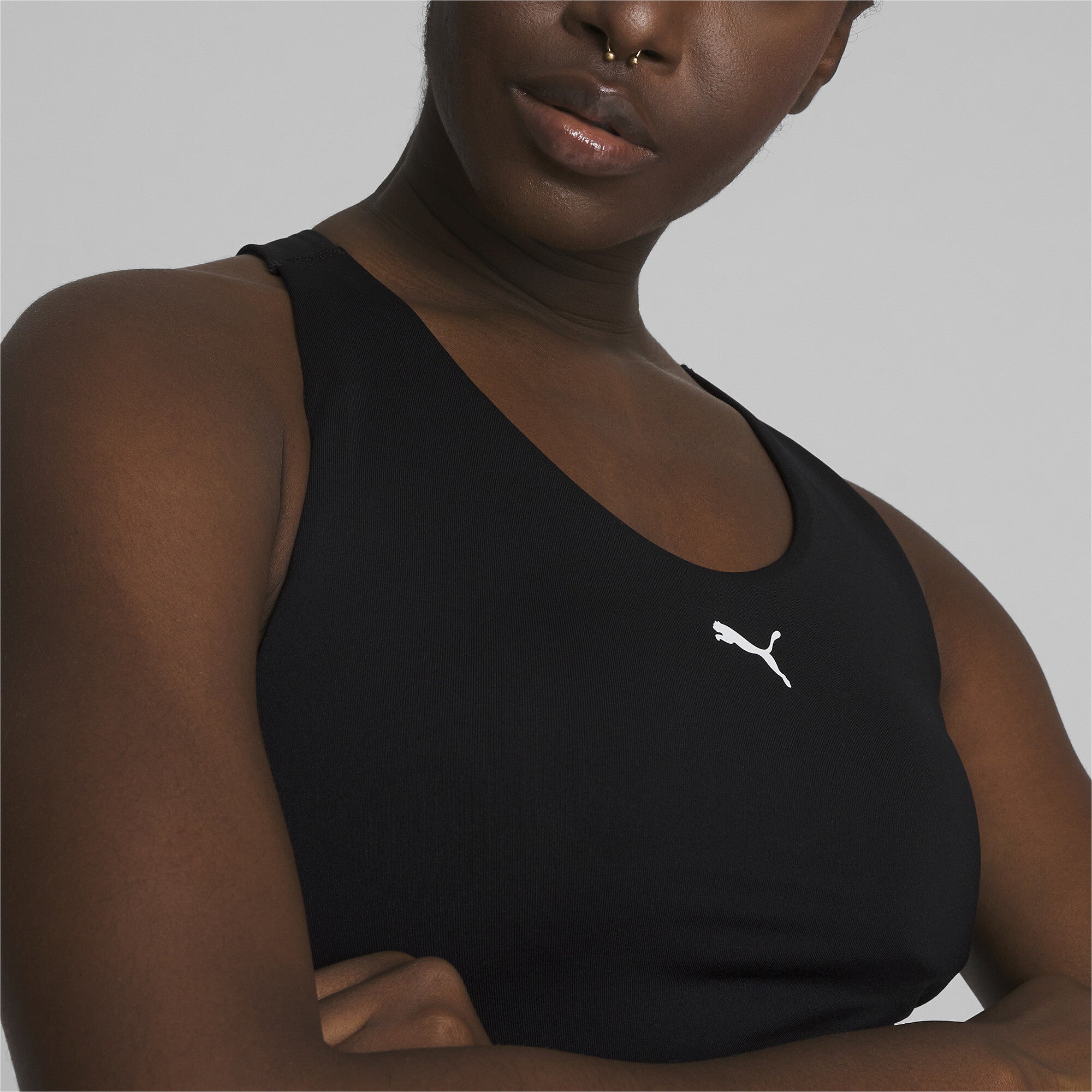 Mid-Impact All-In Long Line Bra - PUMA Apparel THE MIX