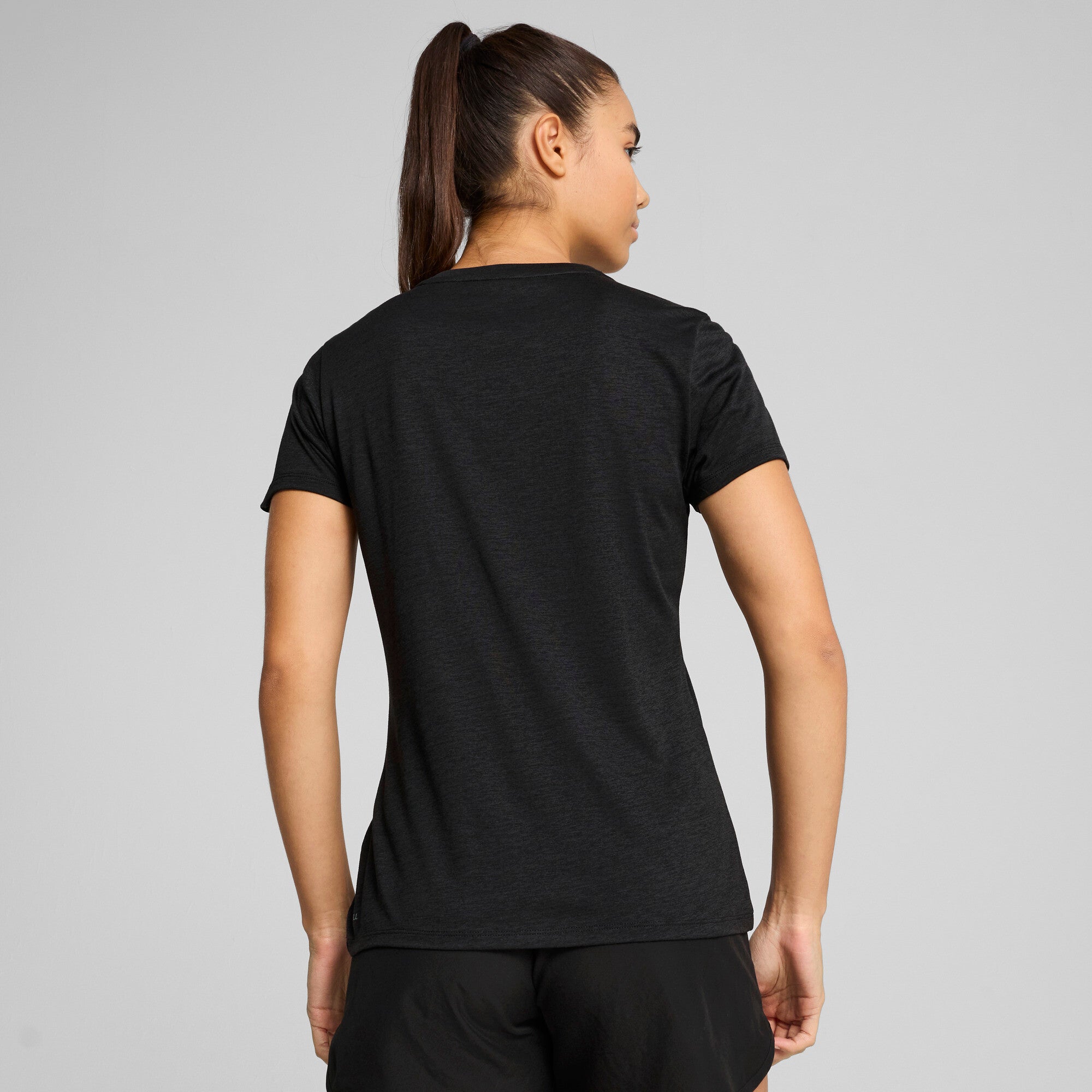 PUMA Tad Essentials Heather Logo Tee Women