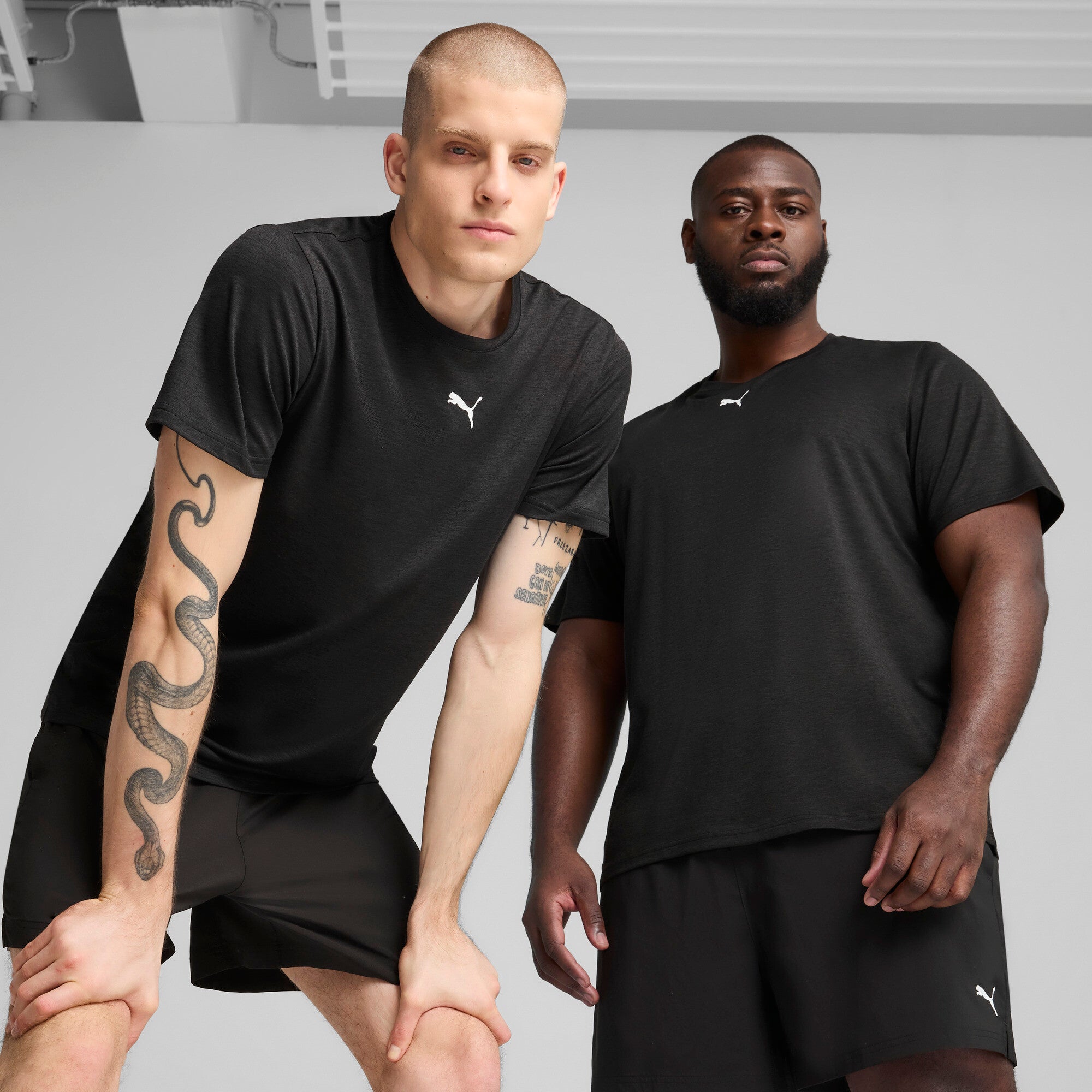 PUMA TAD Essentials Heather Cat Tee Men