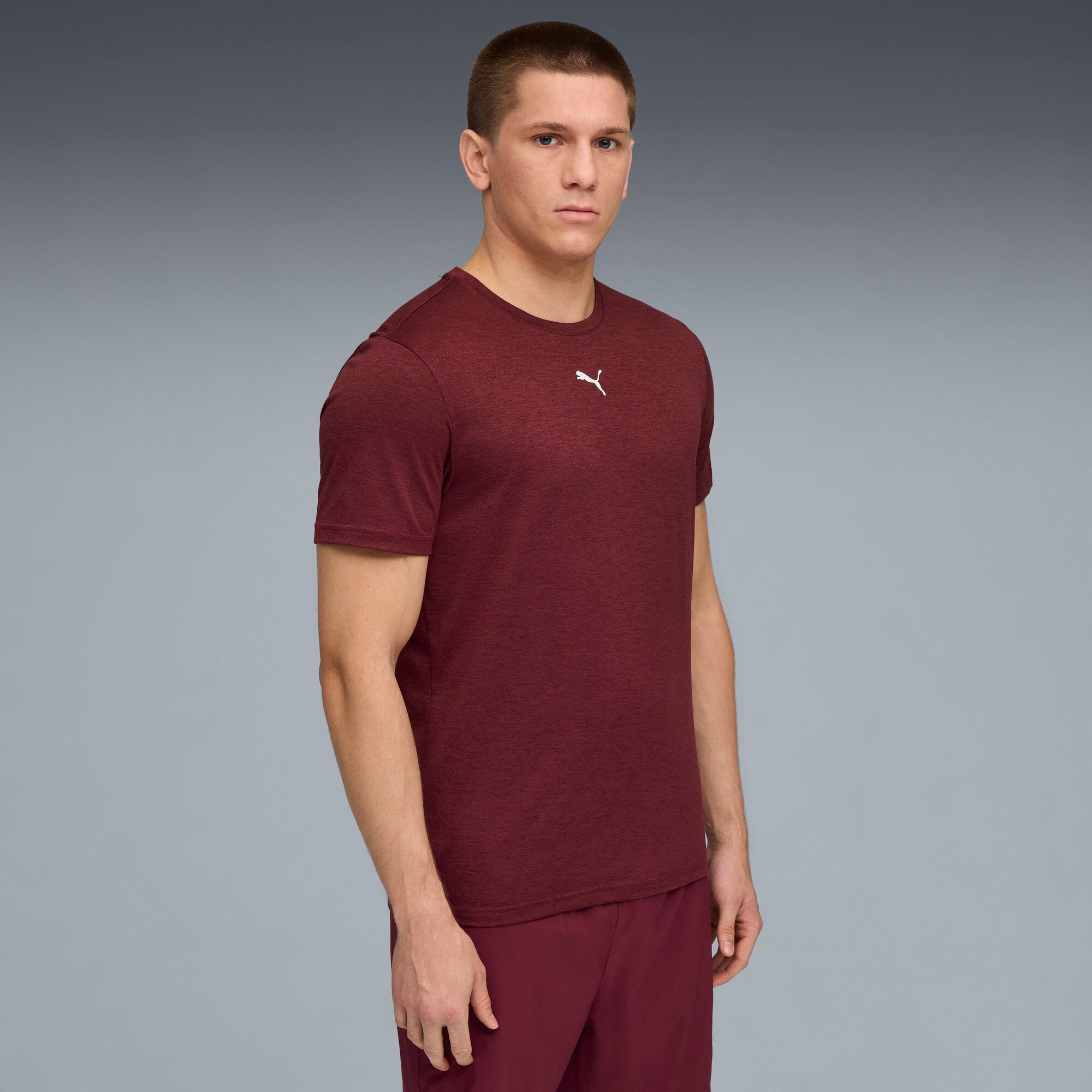 PUMA TAD Essentials Heather Cat Tee Men