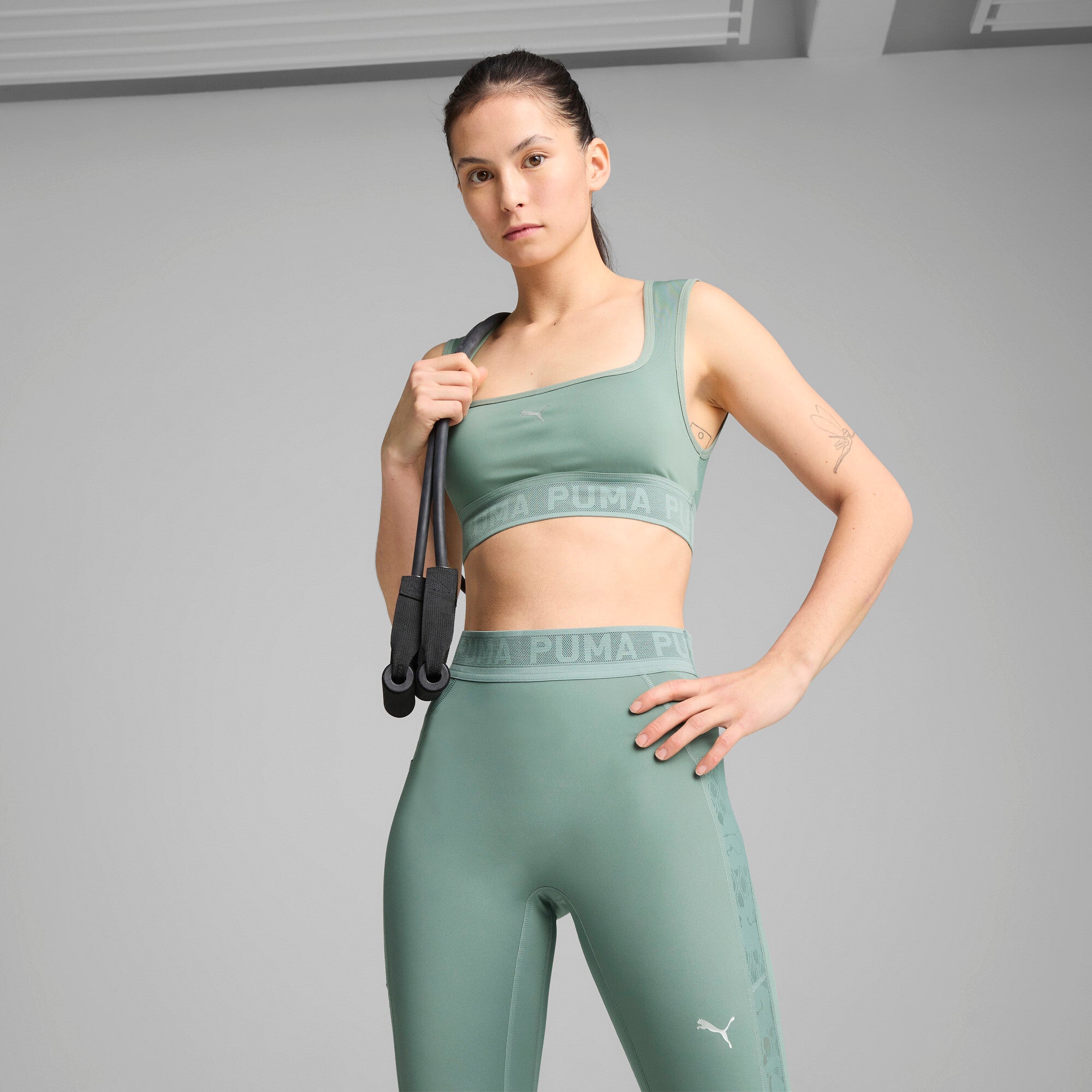 PUMA Move Lace Women's Moisture Wicking, Low Impact Sports Bra