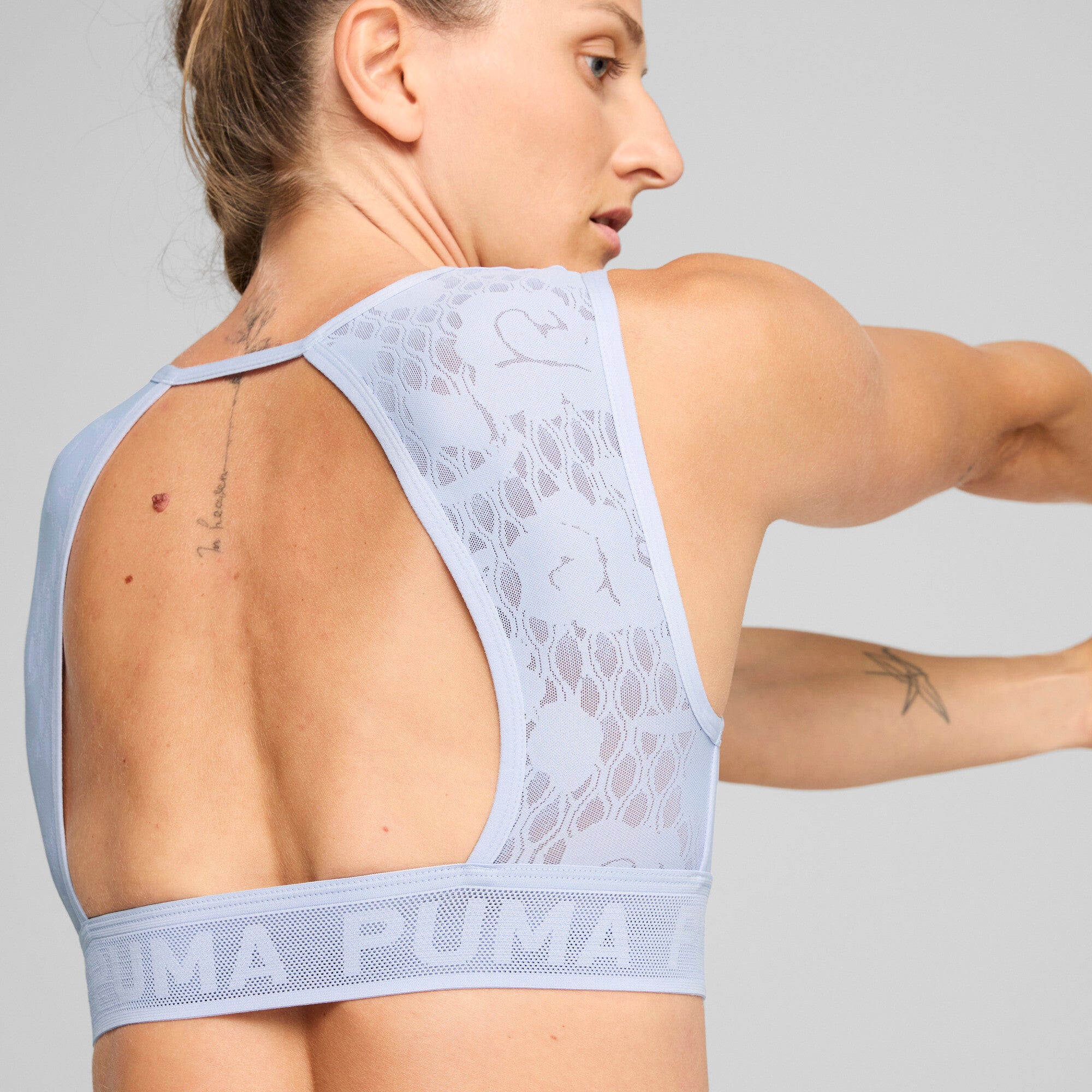 PUMA Move Lace Women's Moisture Wicking, Low Impact Sports Bra