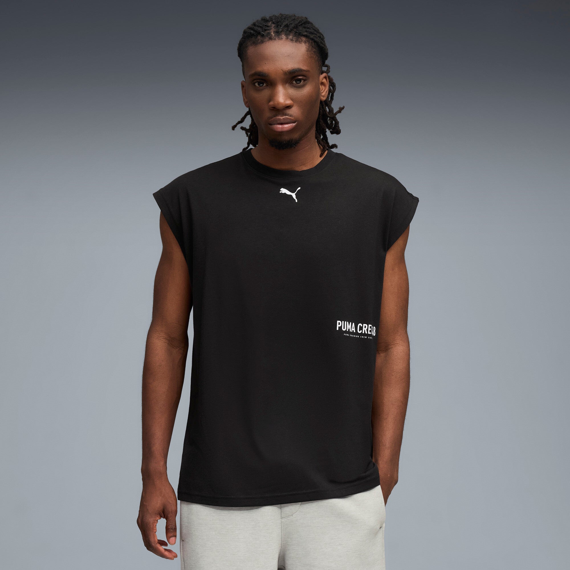 PUMA Graphic Men's Cutoff Training Tank Top