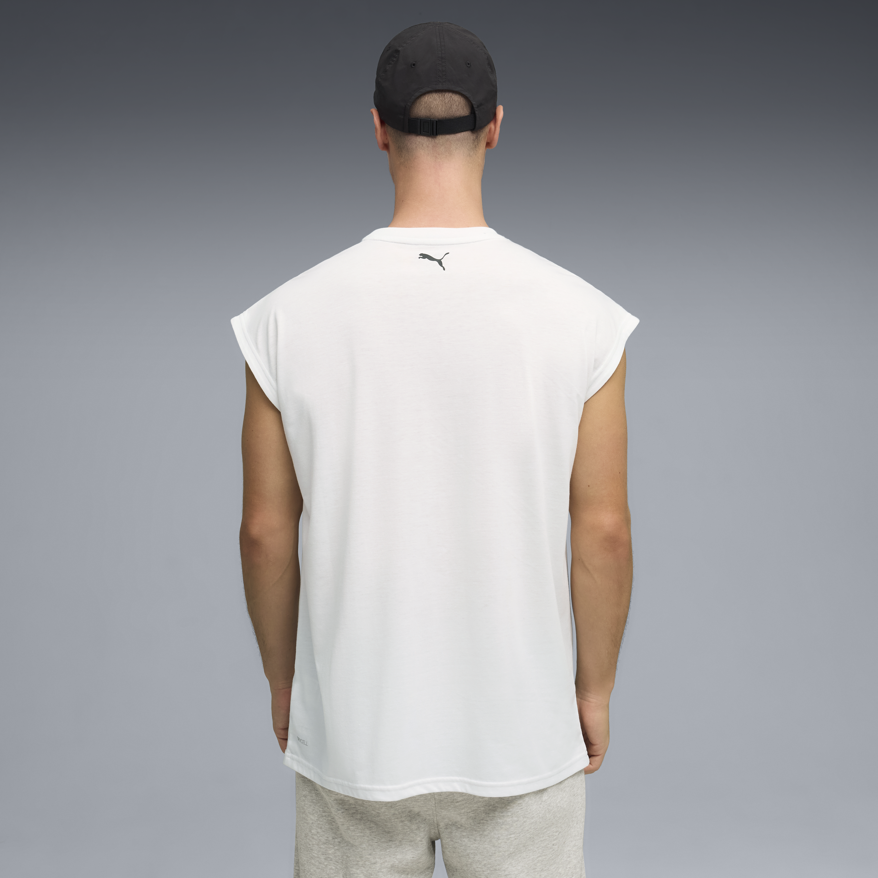 PUMA Graphics Training Cutoff Tank Men