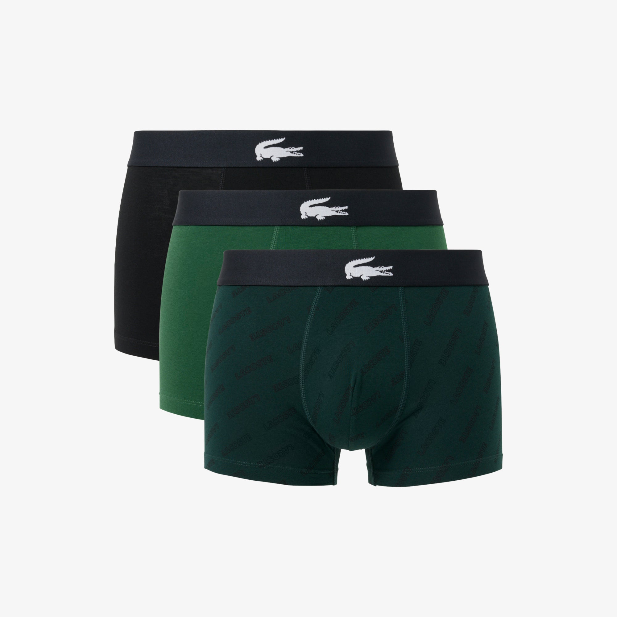 LACOSTE Men's 3-Pack Trunks
