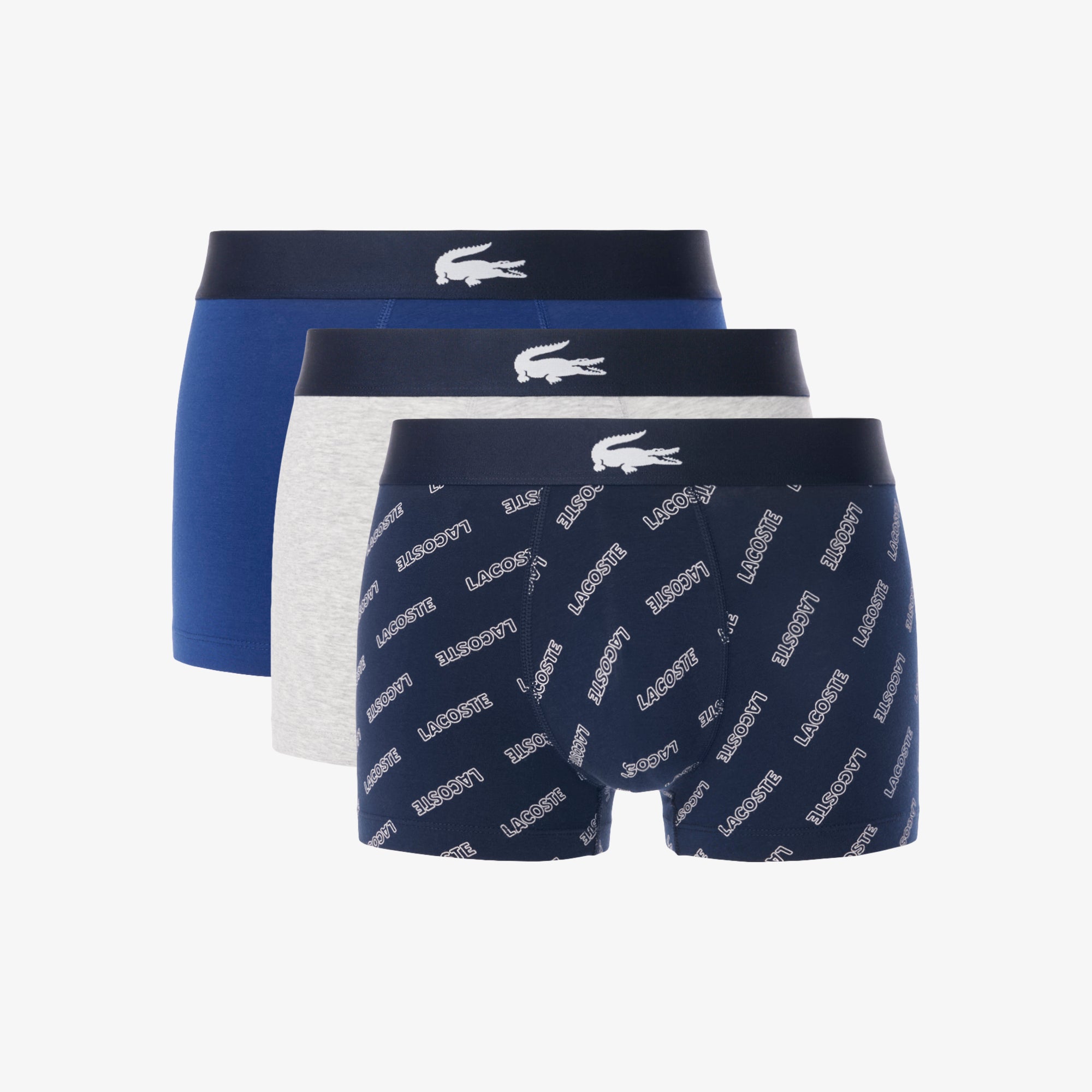 LACOSTE Men's 3-Pack Trunks