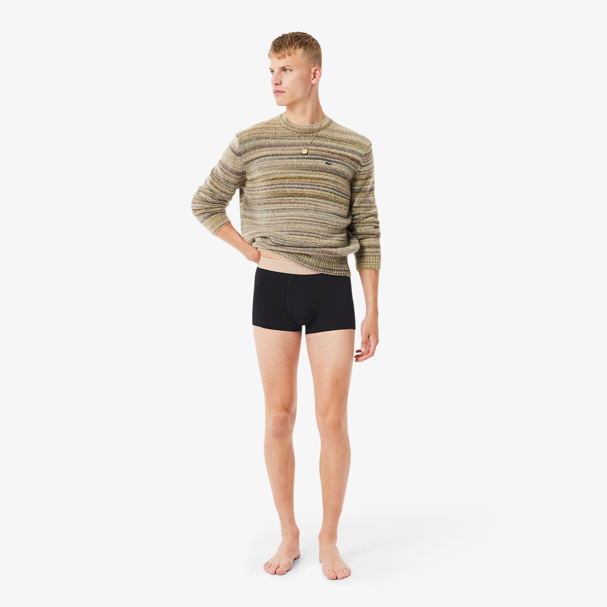 Lacoste 3 Pack Stretch Cotton Trunk Shorts