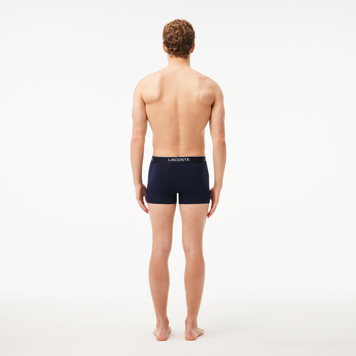 Lacoste 3-Pack Logo Waist Trunks