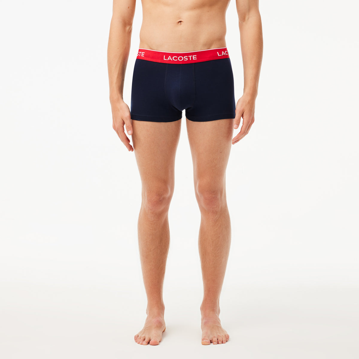 Lacoste 3-Pack Logo Waist Trunks