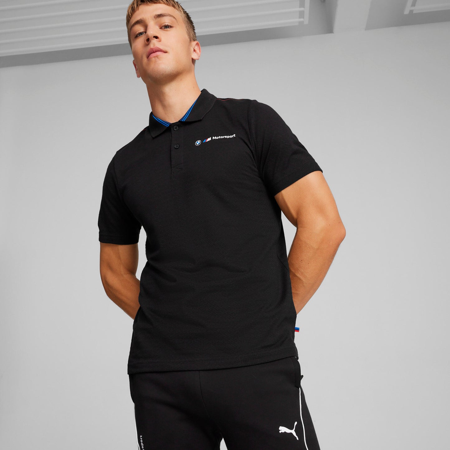 PUMA x BMW MMS Jacquard Polo