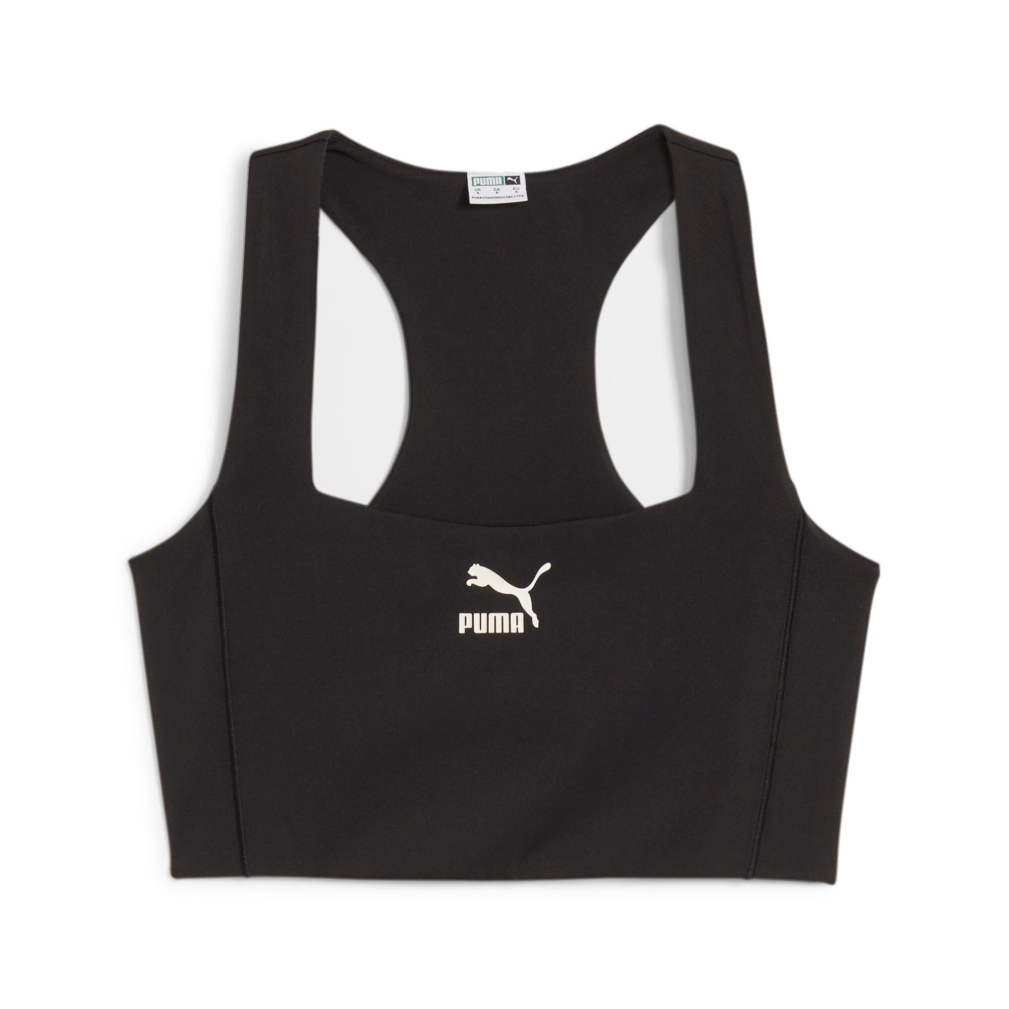 T7 Women's Crop Top - XS / PUMA Black - PUMA Apparel THE MIX