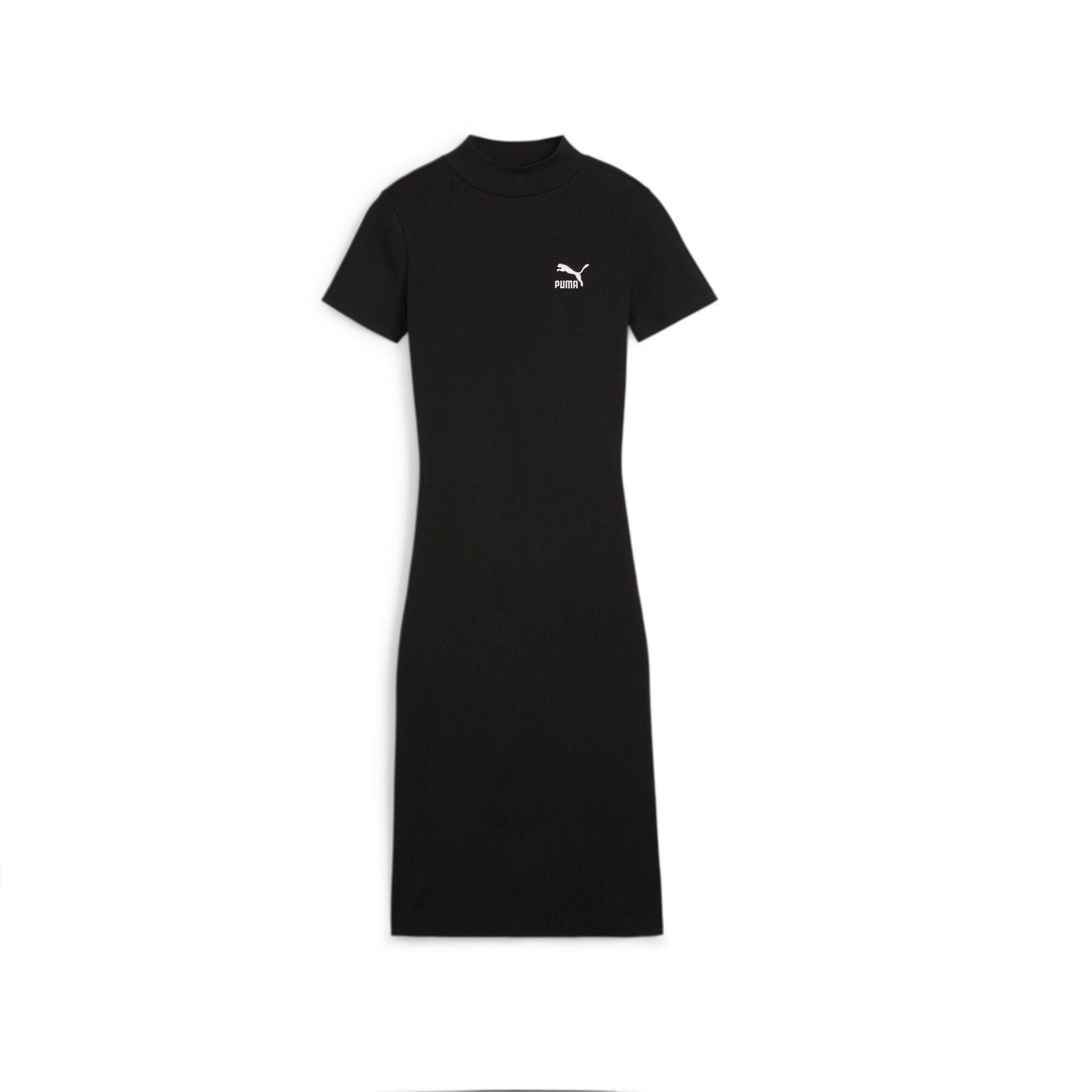 Classics Ribbed Dress - XS / PUMA Black - PUMA Apparel THE MIX