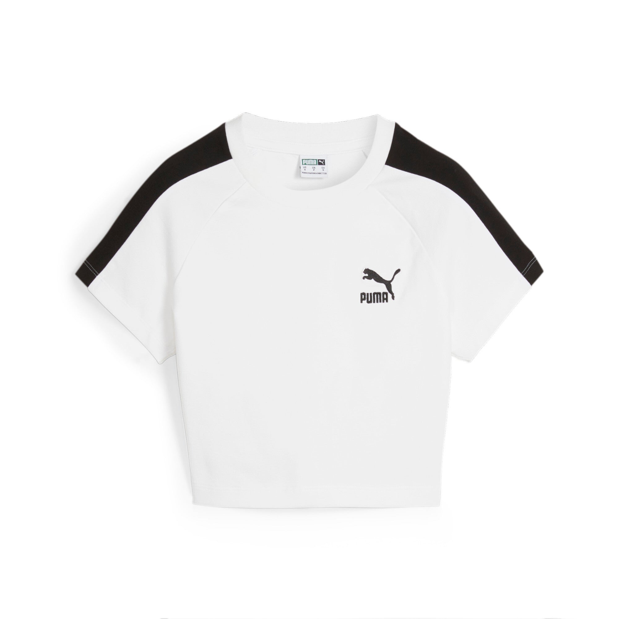 Iconic T7 Baby Tee - XS / PUMA White - PUMA Apparel THE MIX