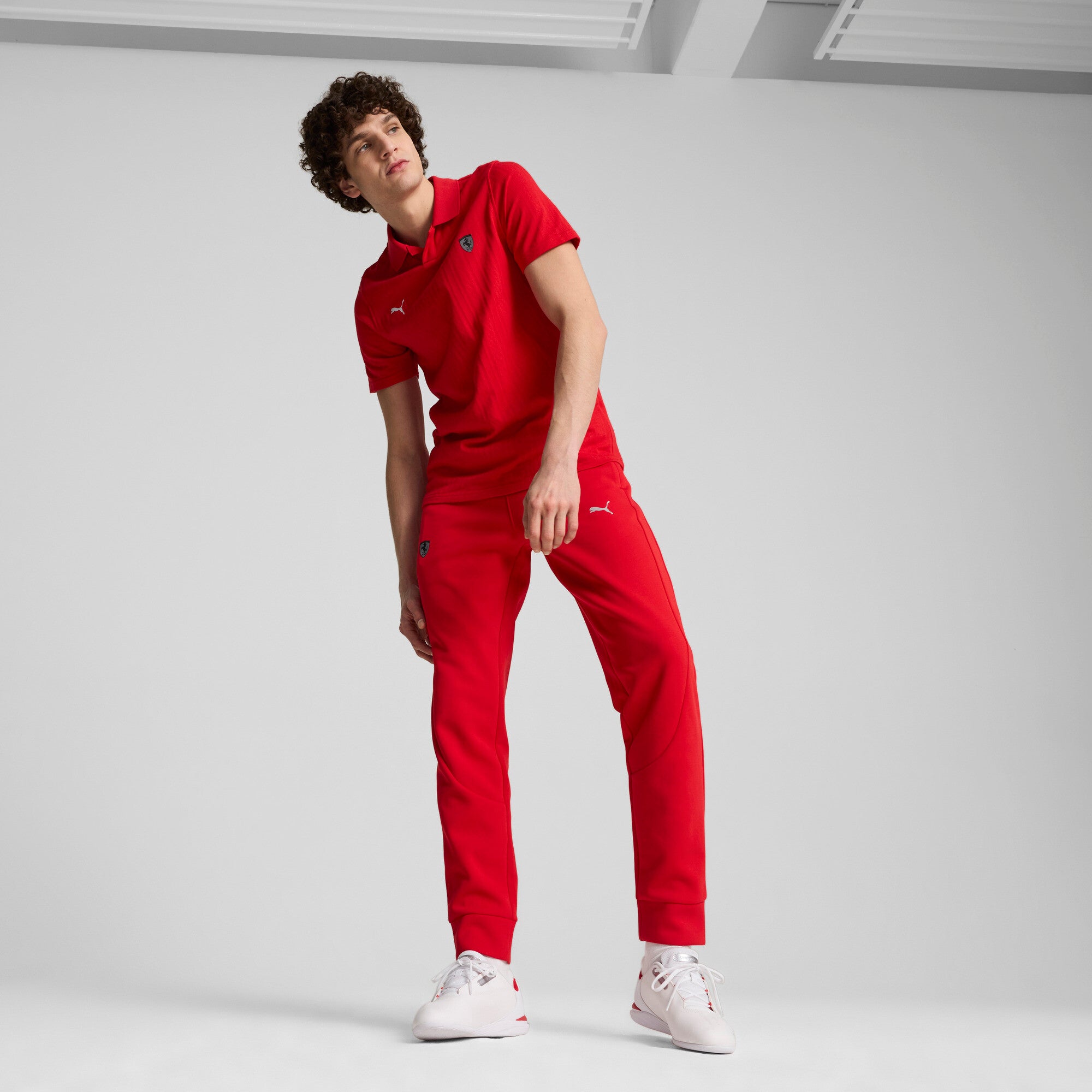 PUMA x Ferrari Style Men's Motorsport Jacquard Polo