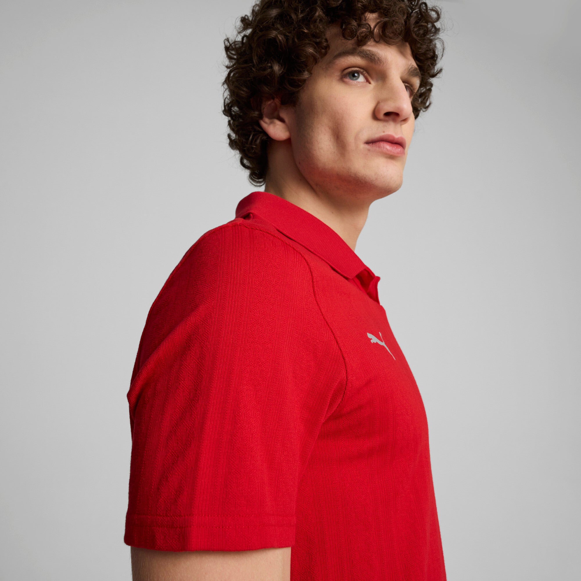 PUMA x Ferrari Style Men's Motorsport Jacquard Polo