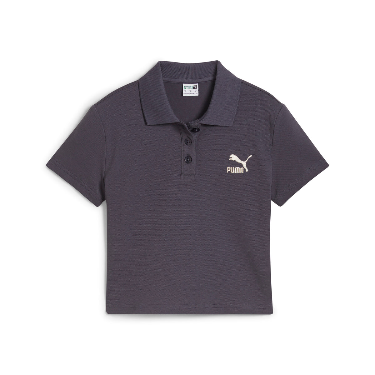 PUMA Classics Polo Baby Crop Tee Women