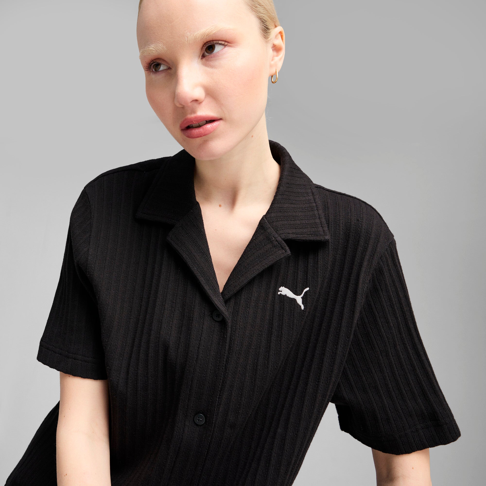 PUMA Wardrobe Essentials Women's Pointelle Shirt