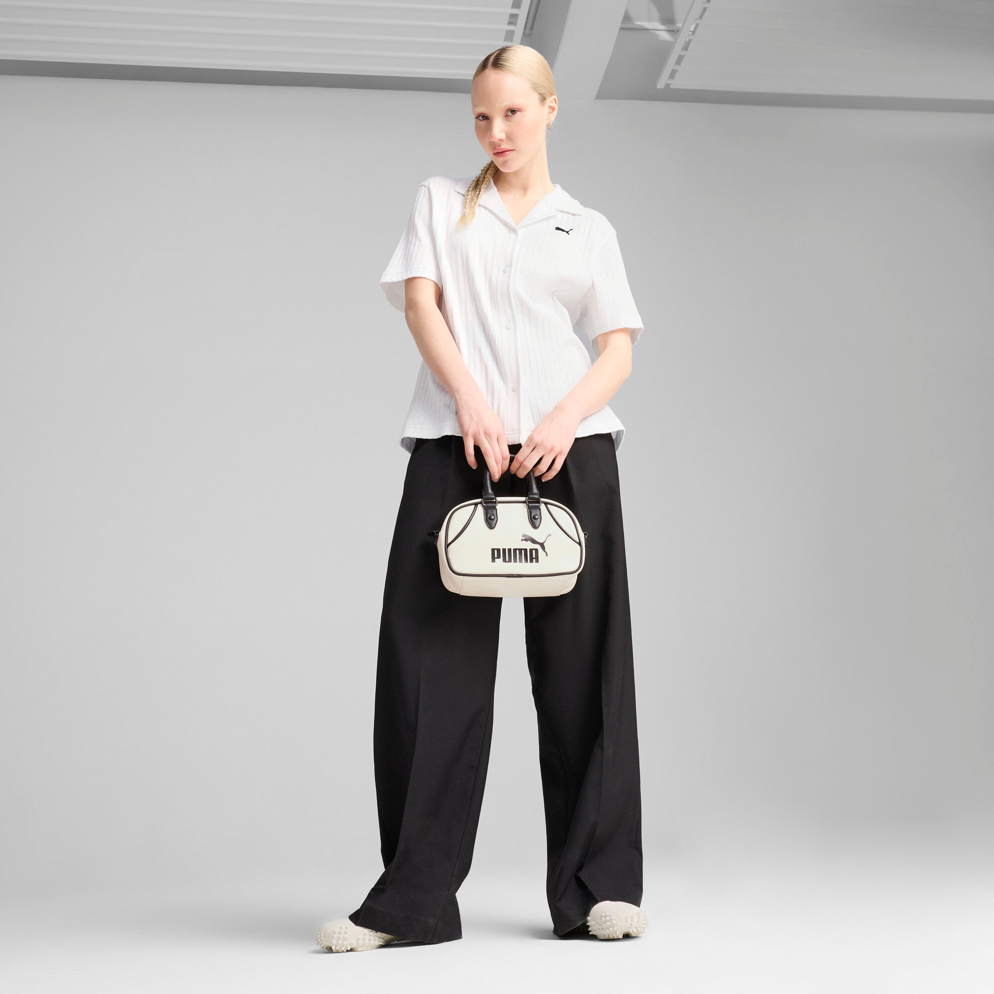 PUMA Wardrobe Essentials Women's Pointelle Shirt