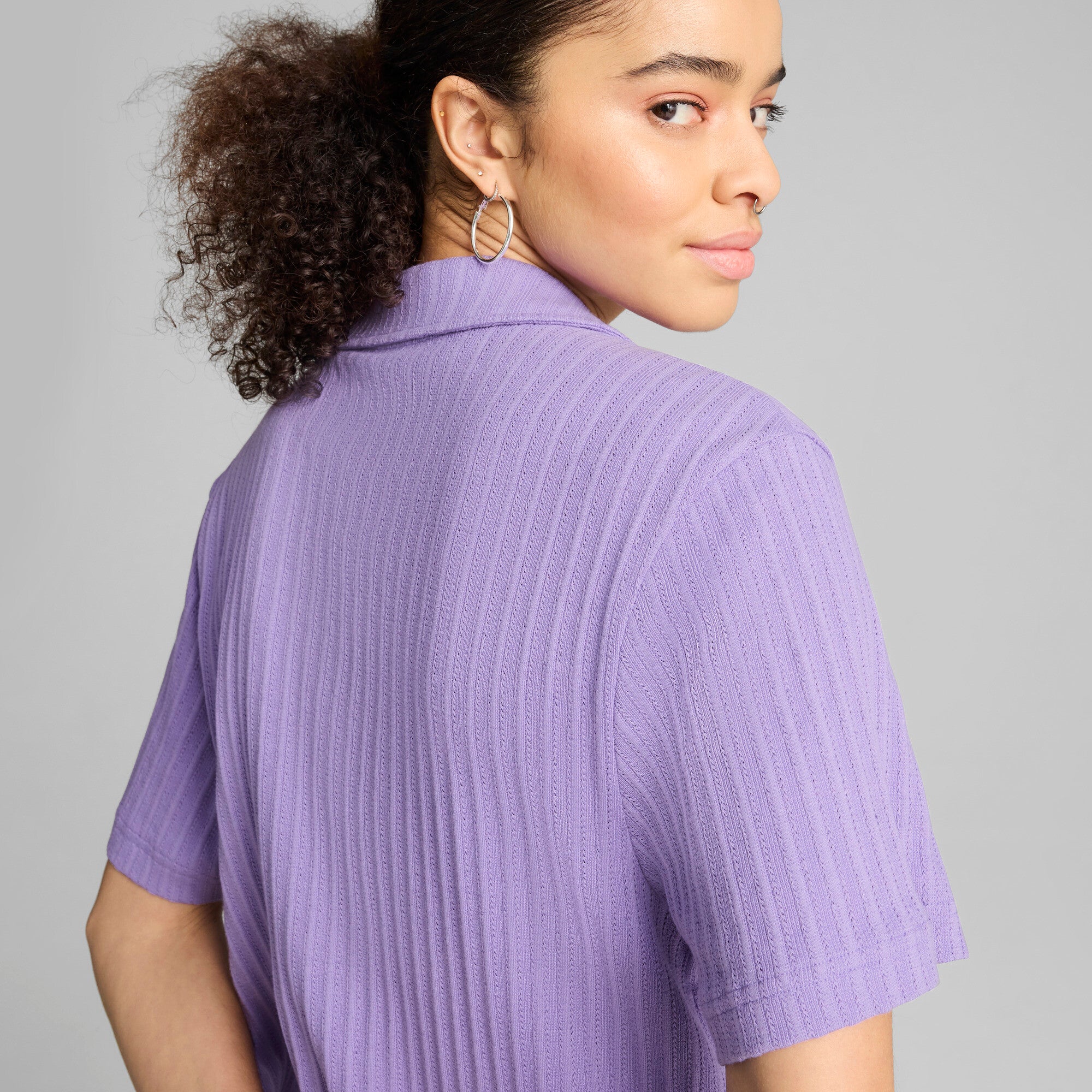 PUMA Wardrobe Essentials Women's Pointelle Shirt