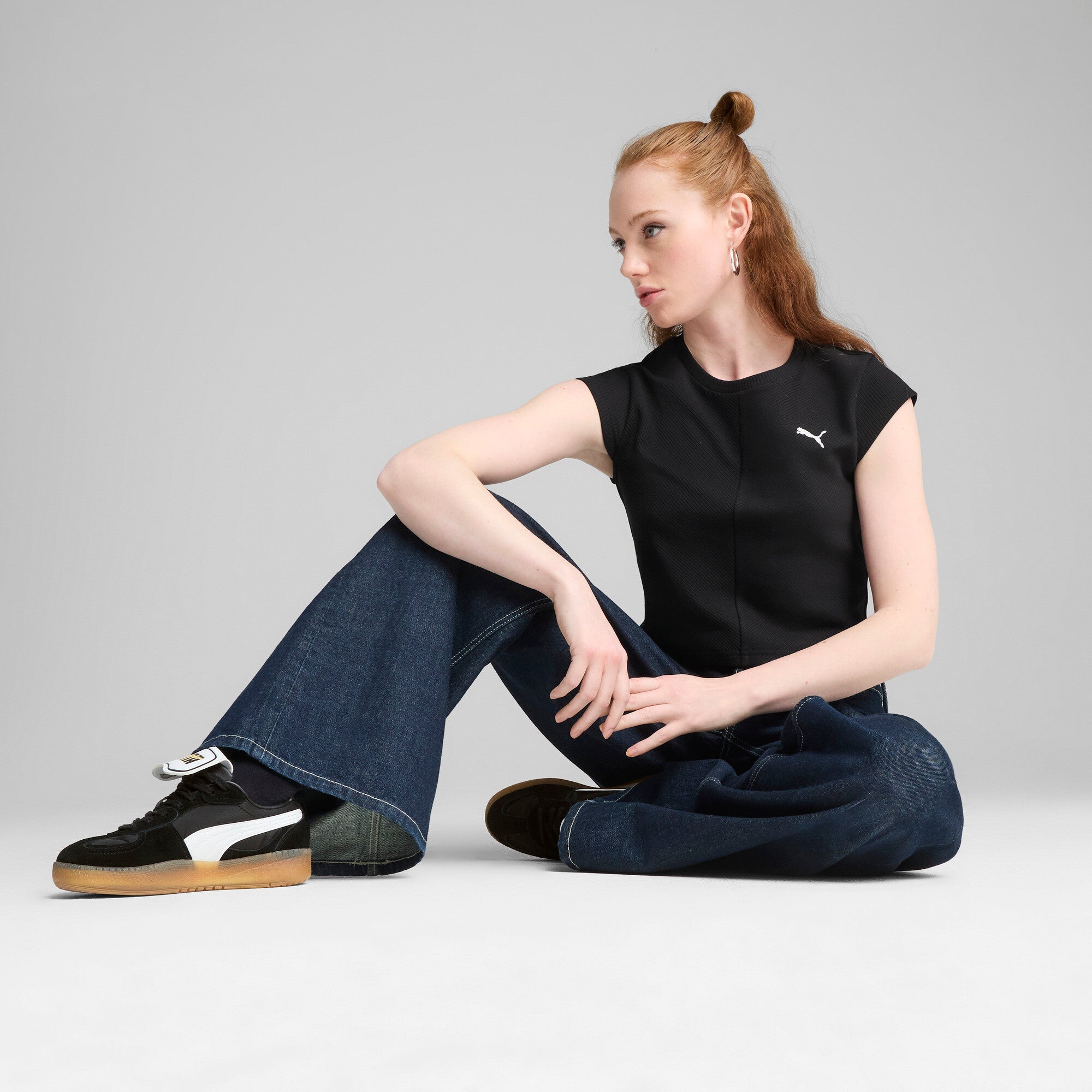 PUMA Baby Look Wardrobe Essentials Ribbed Women's T-Shirt