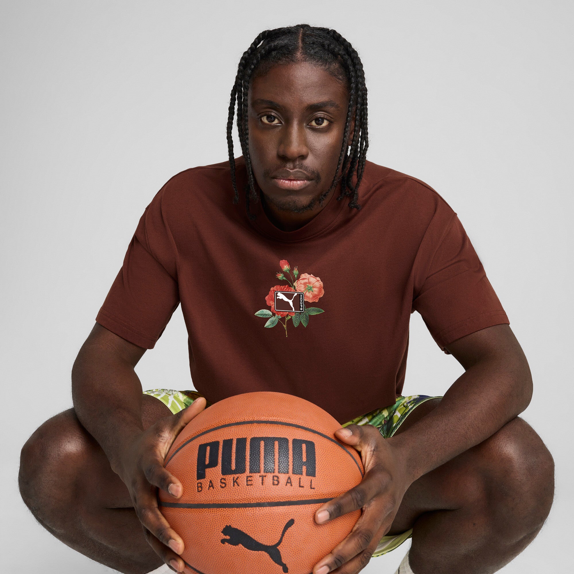 PUMA Dunked In Florals Men's Basketball Tee II