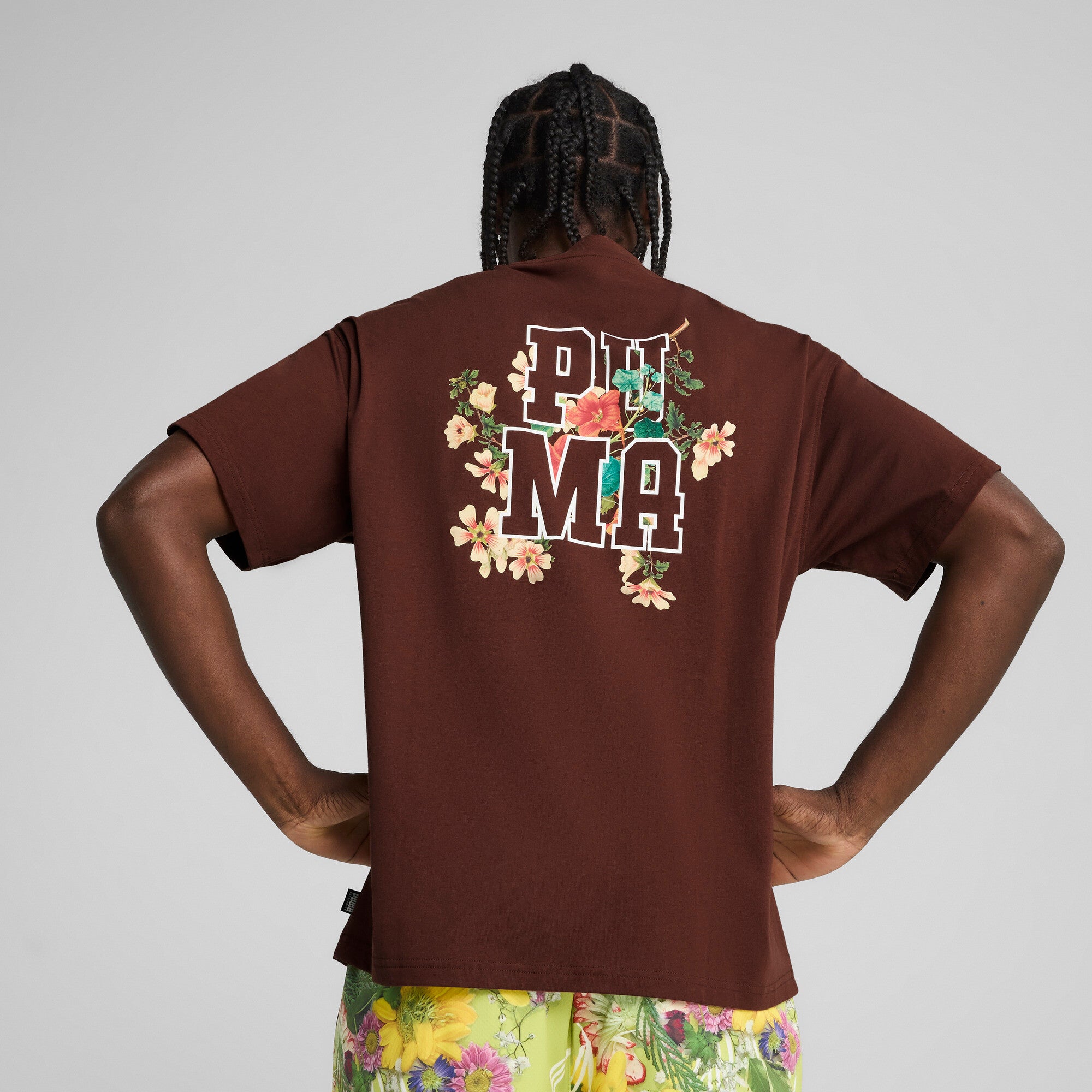 PUMA Dunked In Florals Men's Basketball Tee II