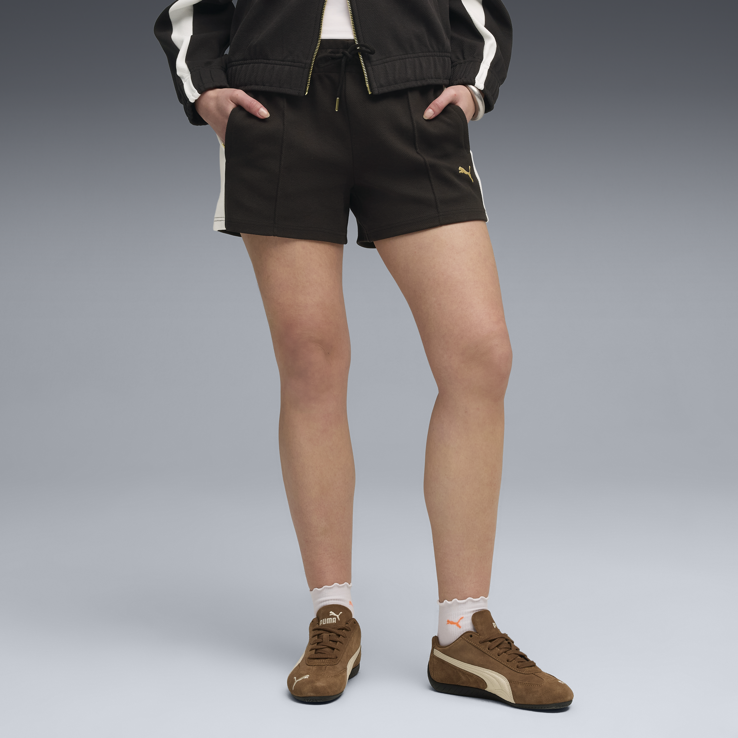 PUMA T7 Pintuck 4" Shorts Women