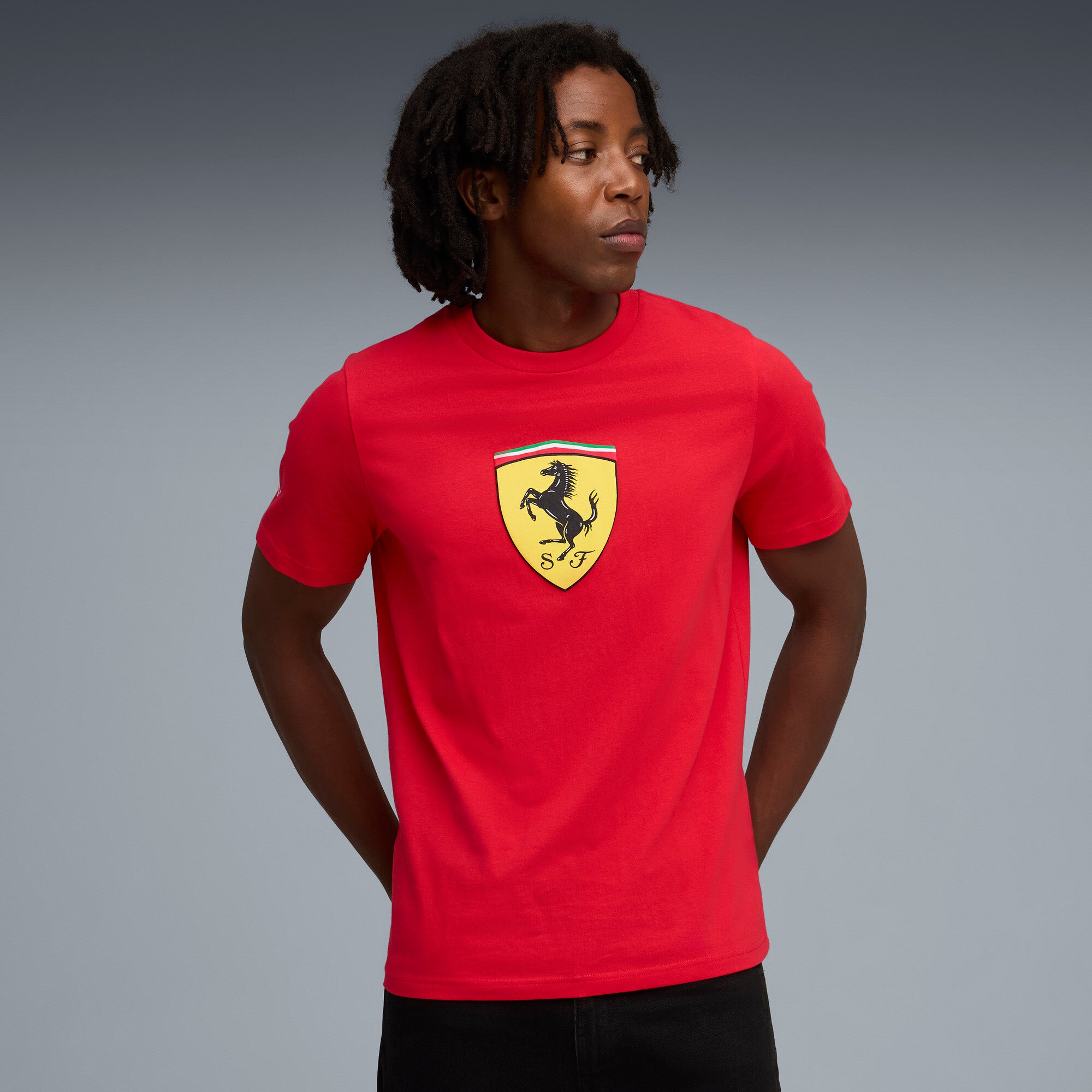 PUMA x Scuderia Ferrari Sportswear Coloured Shield Tee Men