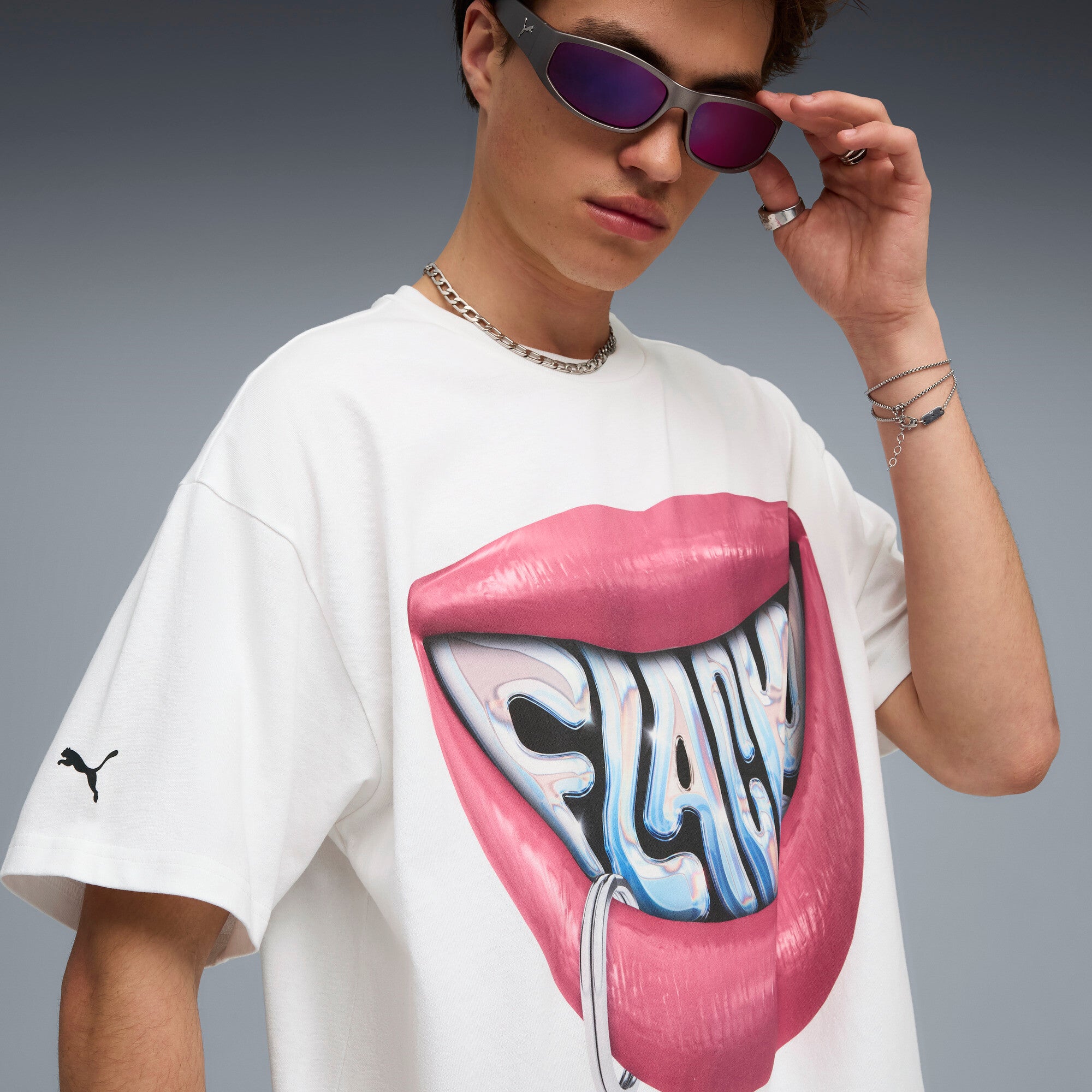 A$AP ROCKY x PUMA Men's Flacko Smile Tee