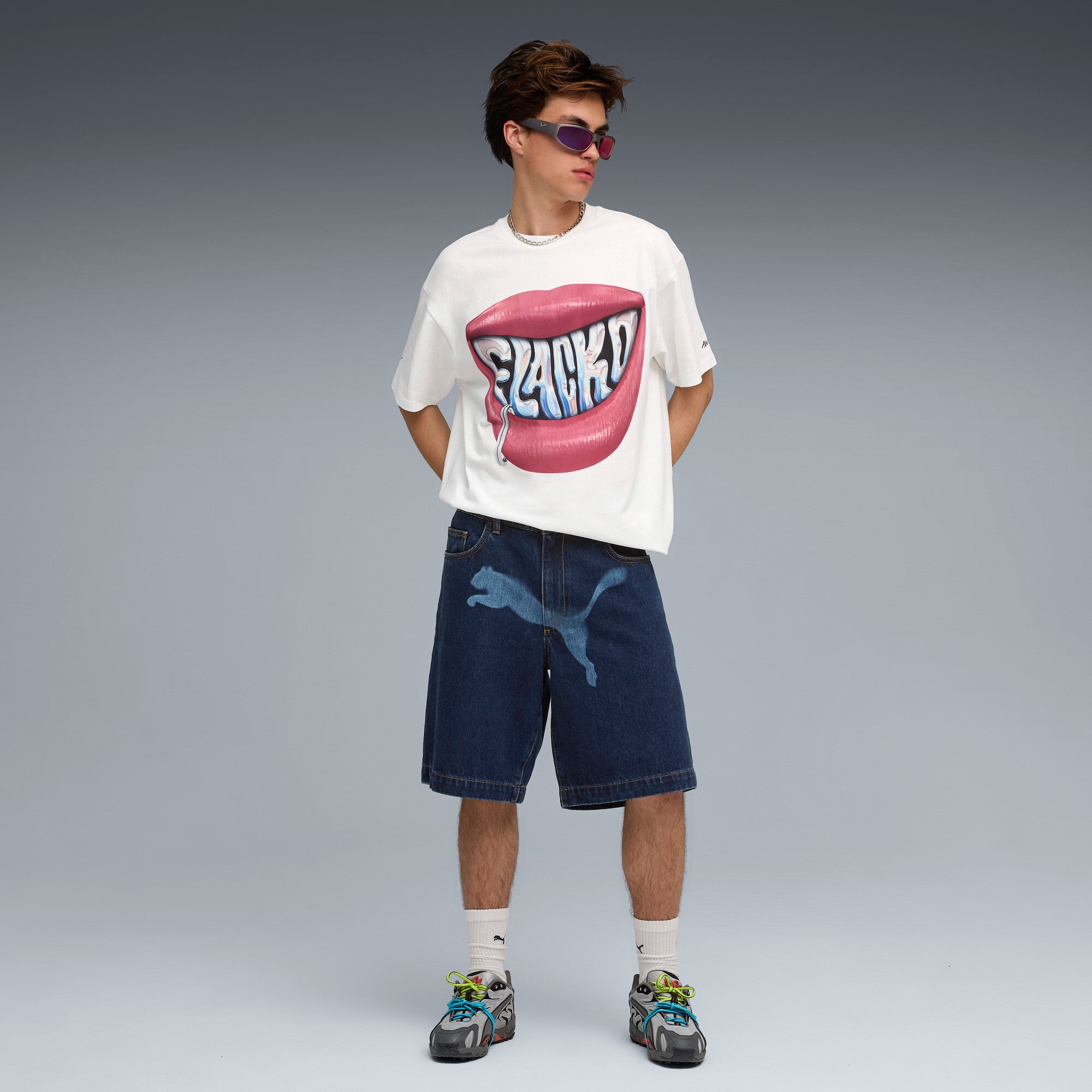 A$AP ROCKY x PUMA Men's Flacko Smile Tee