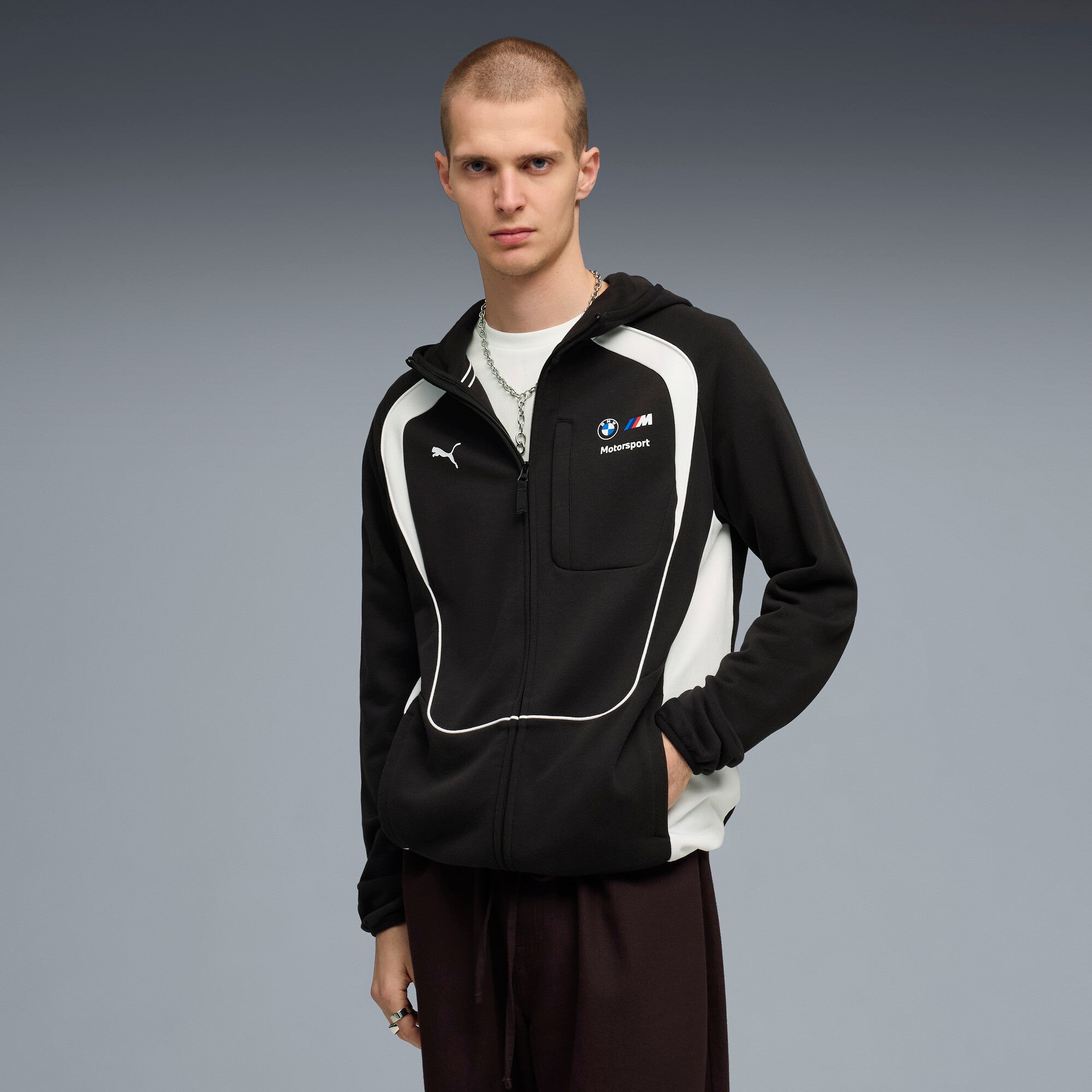PUMA BMW M Motorsport Sportswear Full-Zip Hoodie Men