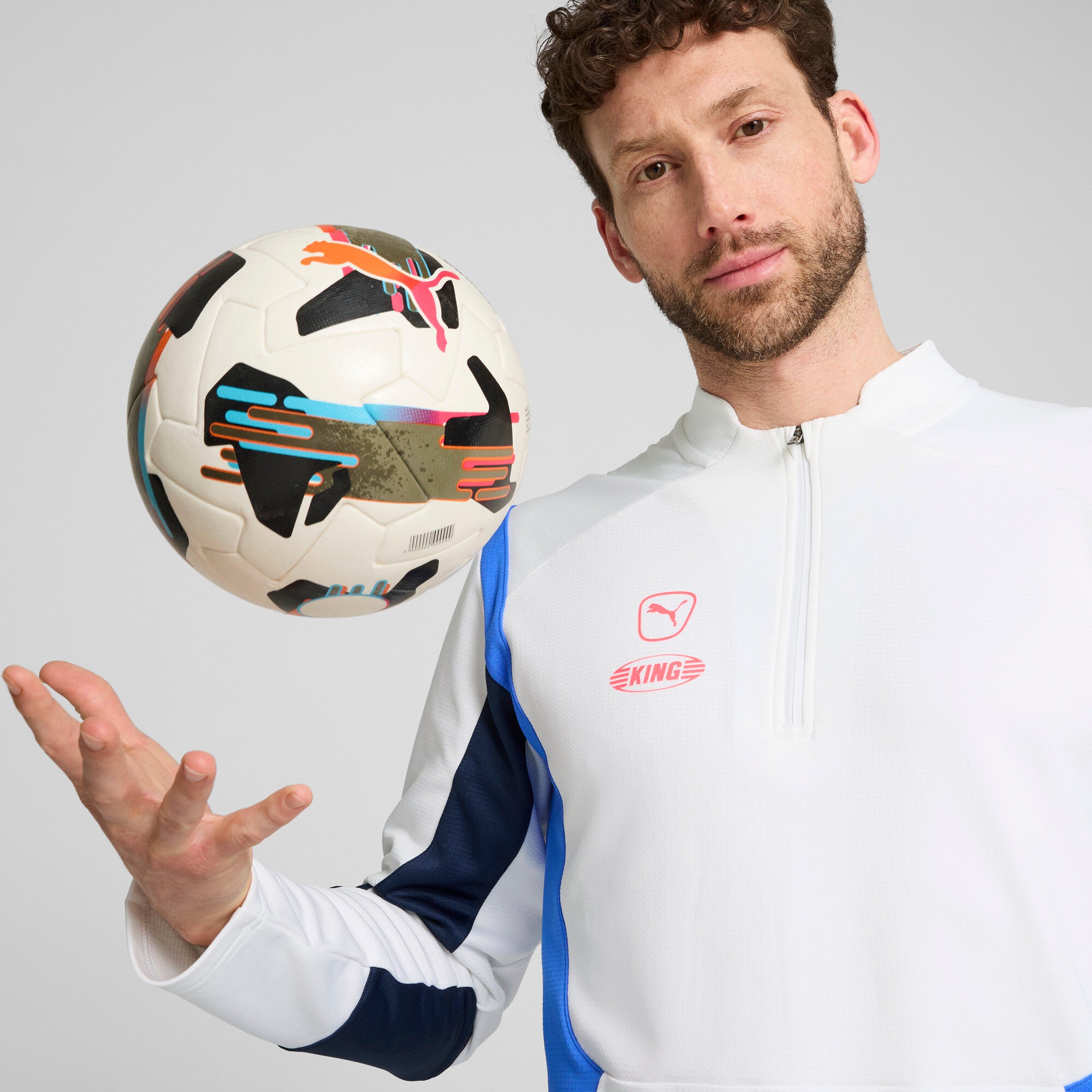 PUMA King Pro Men's Quarter-Zip Pullover