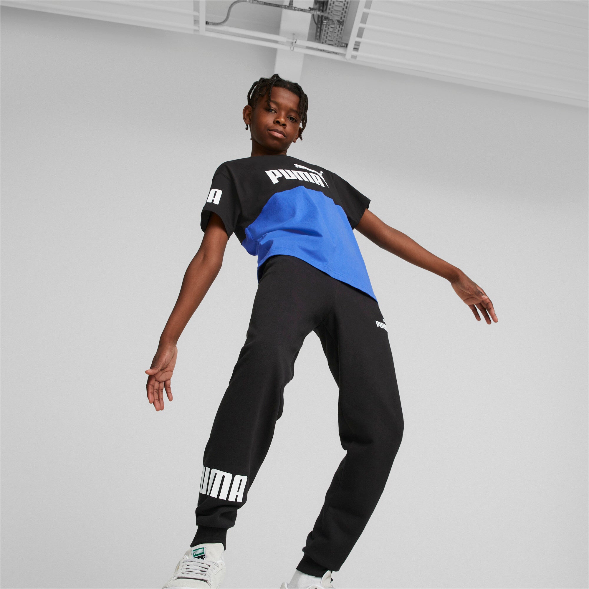 PUMA POWER Sweatpants Youth - PUMA Knitted Pants THE MIX